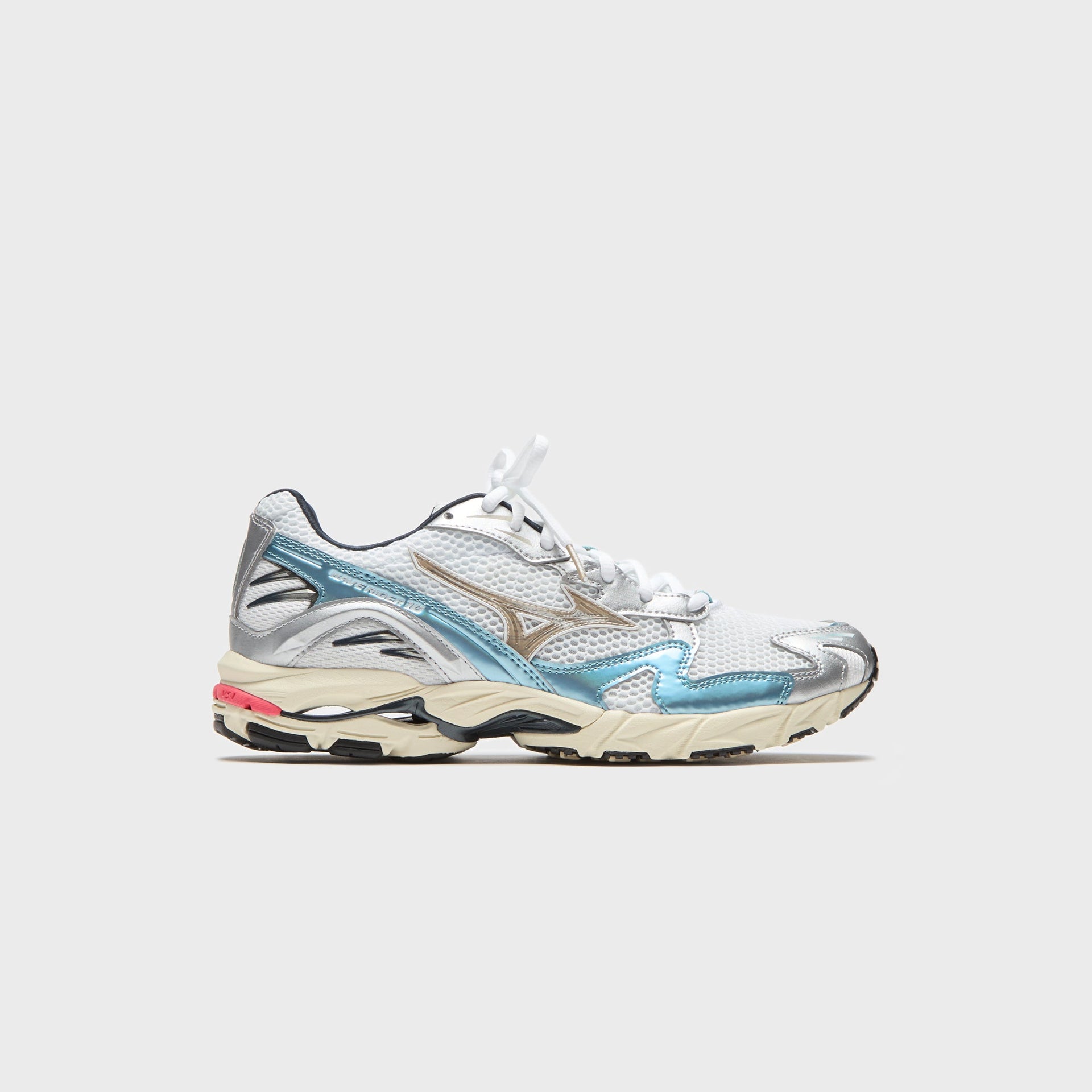 Mizuno Wave Rider 10 - White / Vintage Khaki