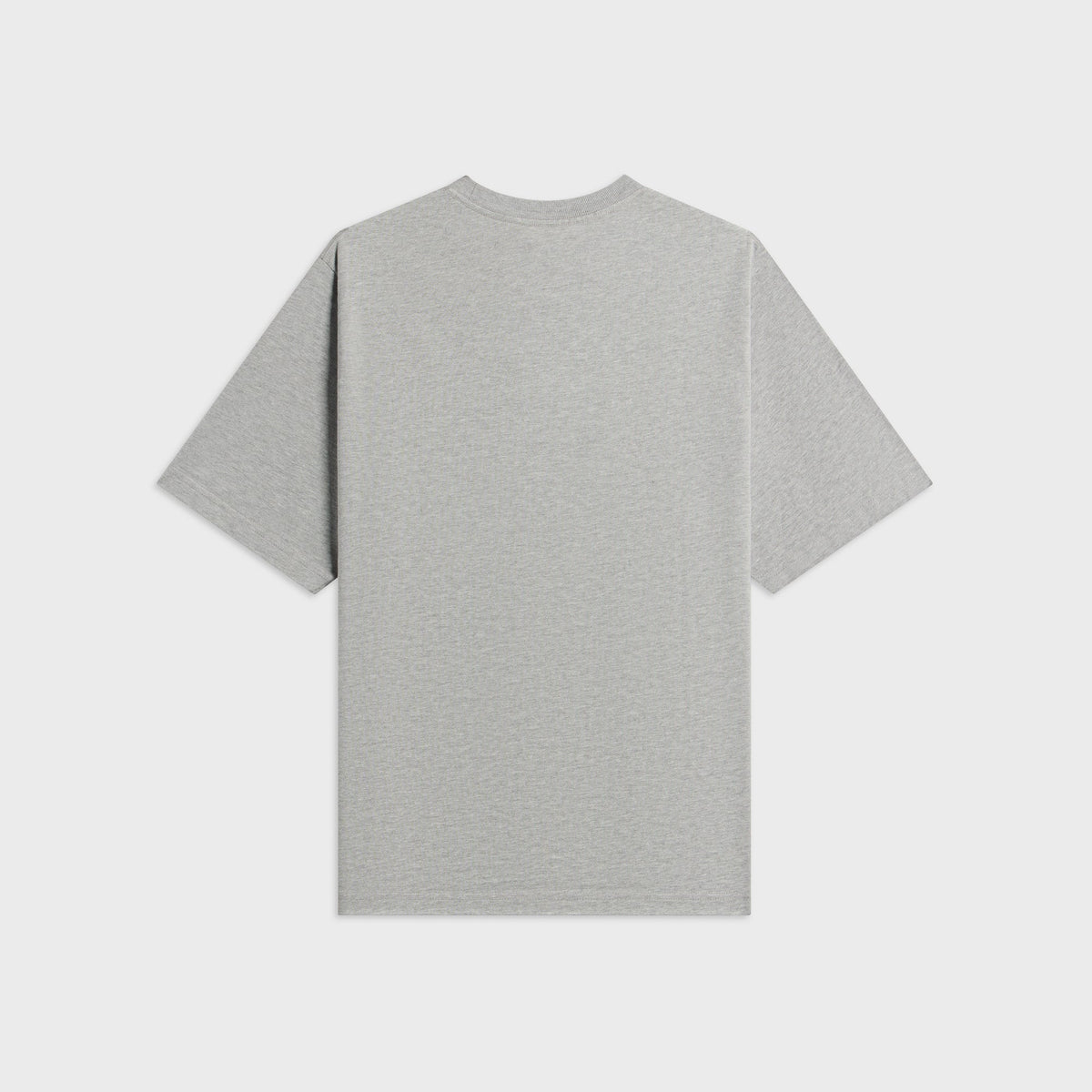 Willy Chavarria OS Eternal Fashion Creations Buffalo Tee in Heather Grey, plain back view