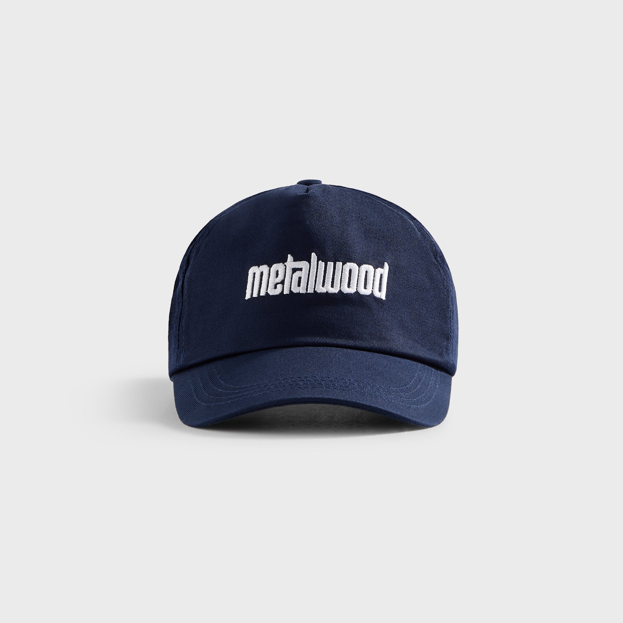 Metalwood Metal Logo 5 Panel Cap - Navy – Kith