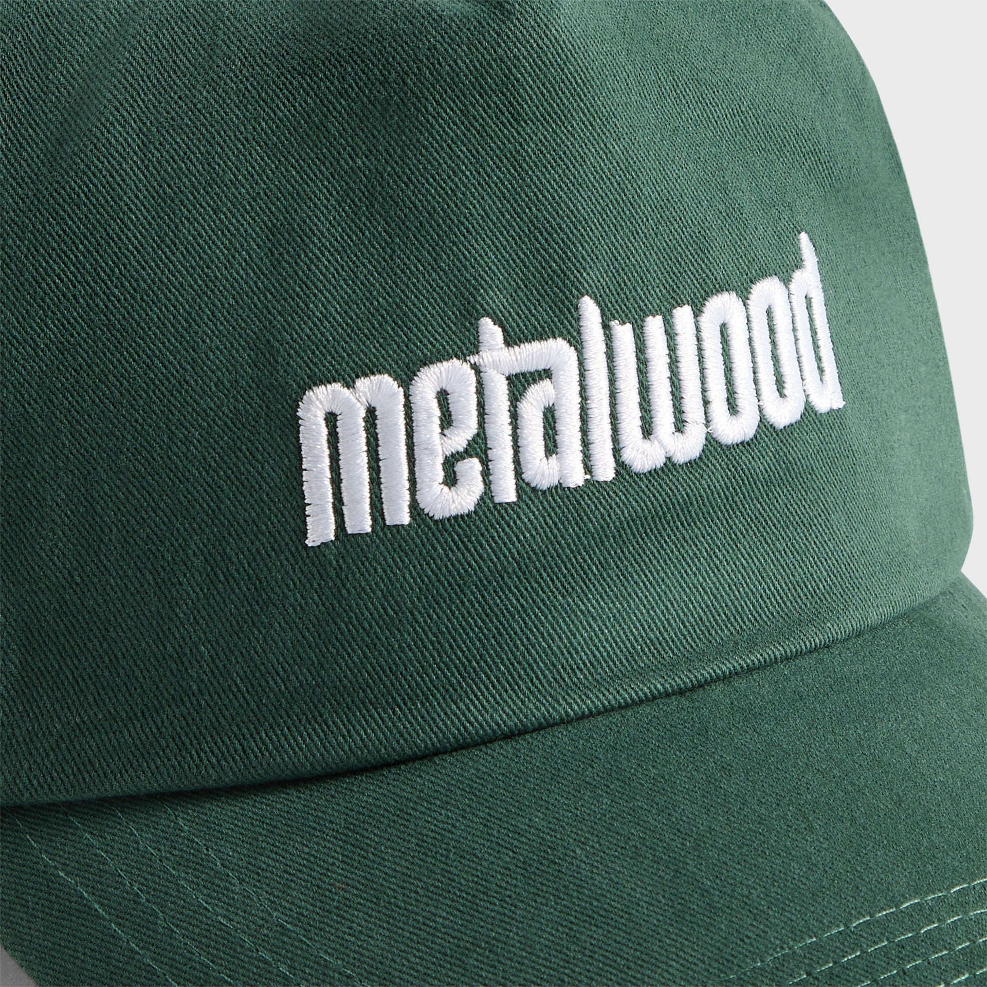 Metalwood Metal Logo 5 Panel Cap - Spruce