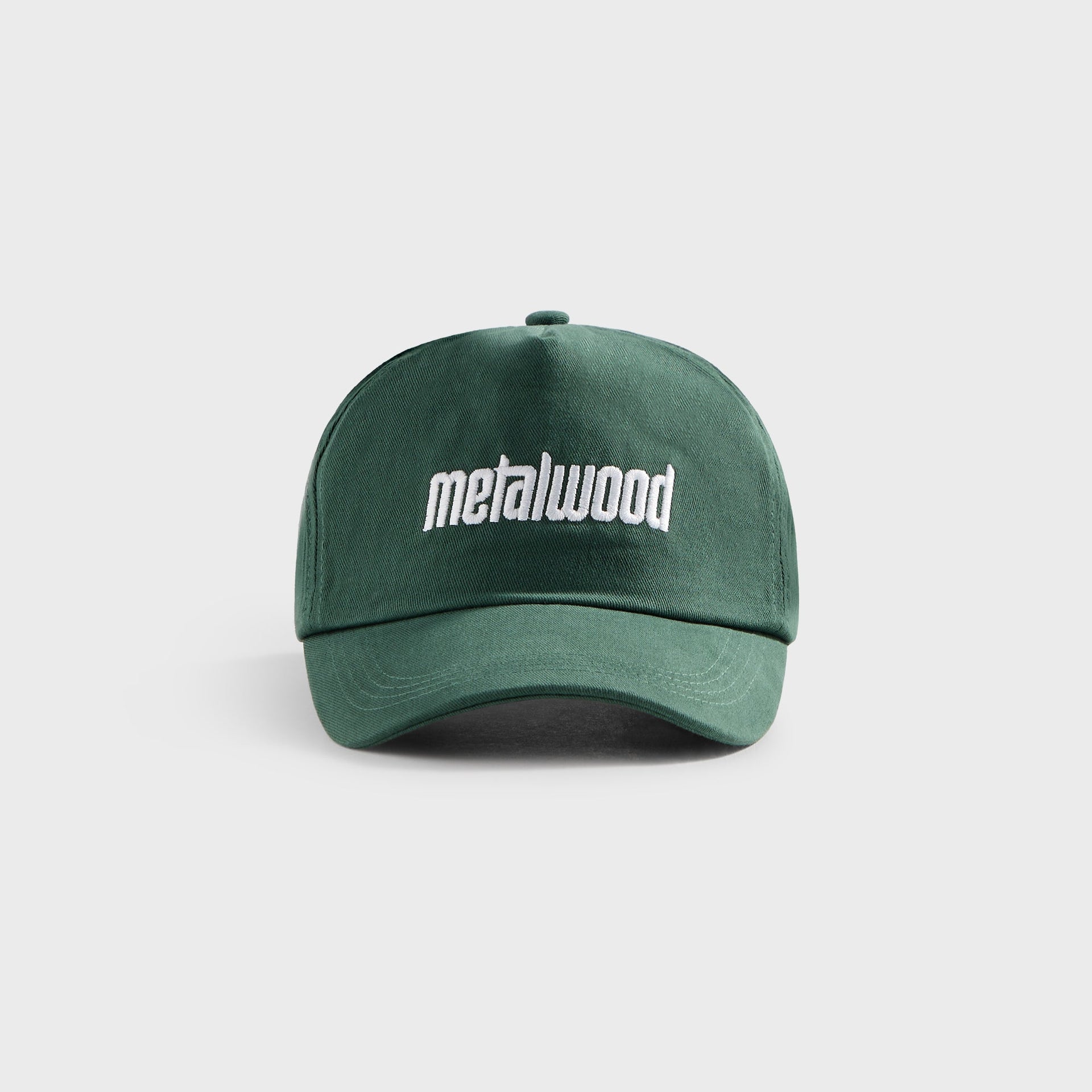 Metalwood Metal Logo 5 Panel Cap - Spruce