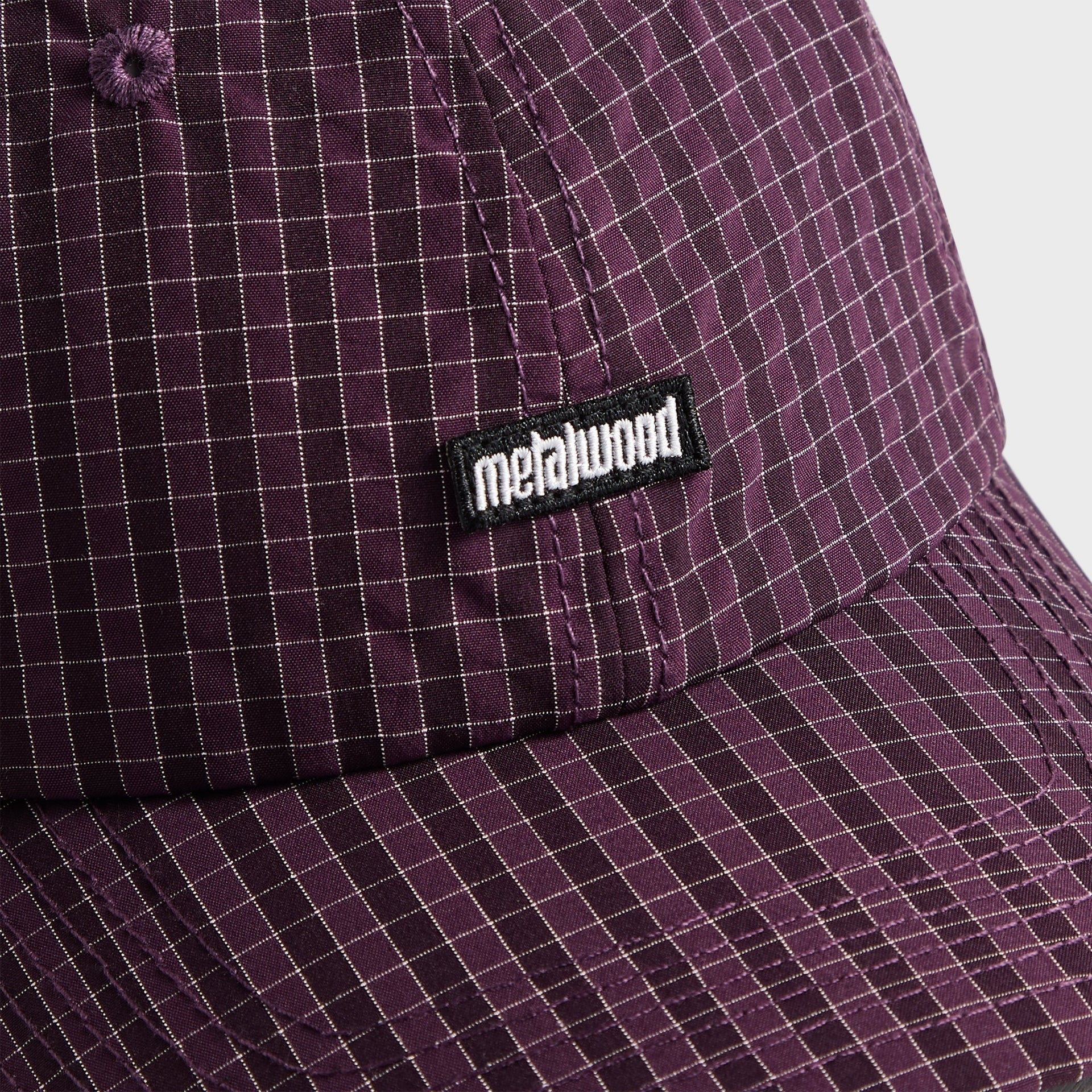 Metalwood Mini Metal Logo Cap - Plum