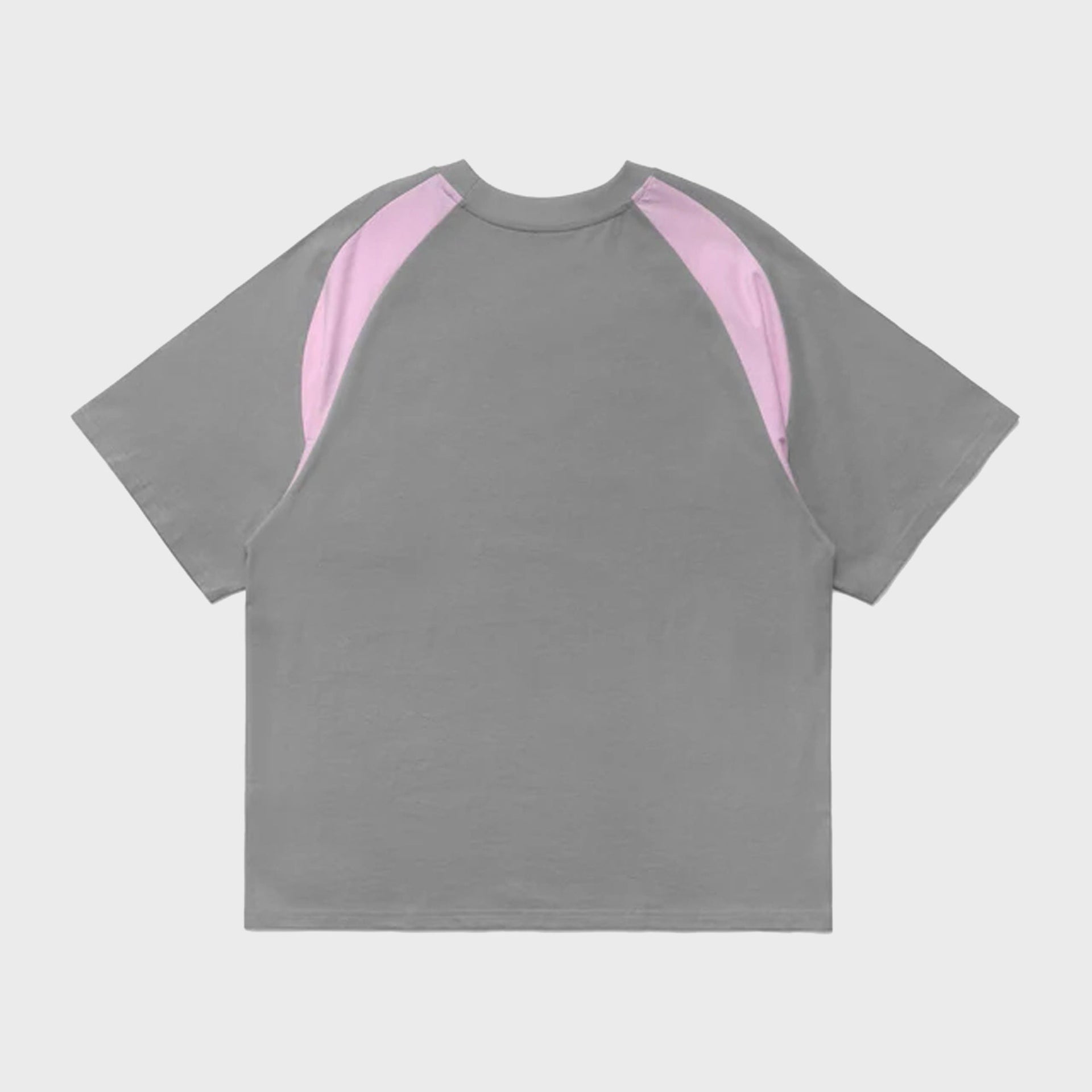 Metalwood Mountaineer Raglan Tee - Grey / Pink