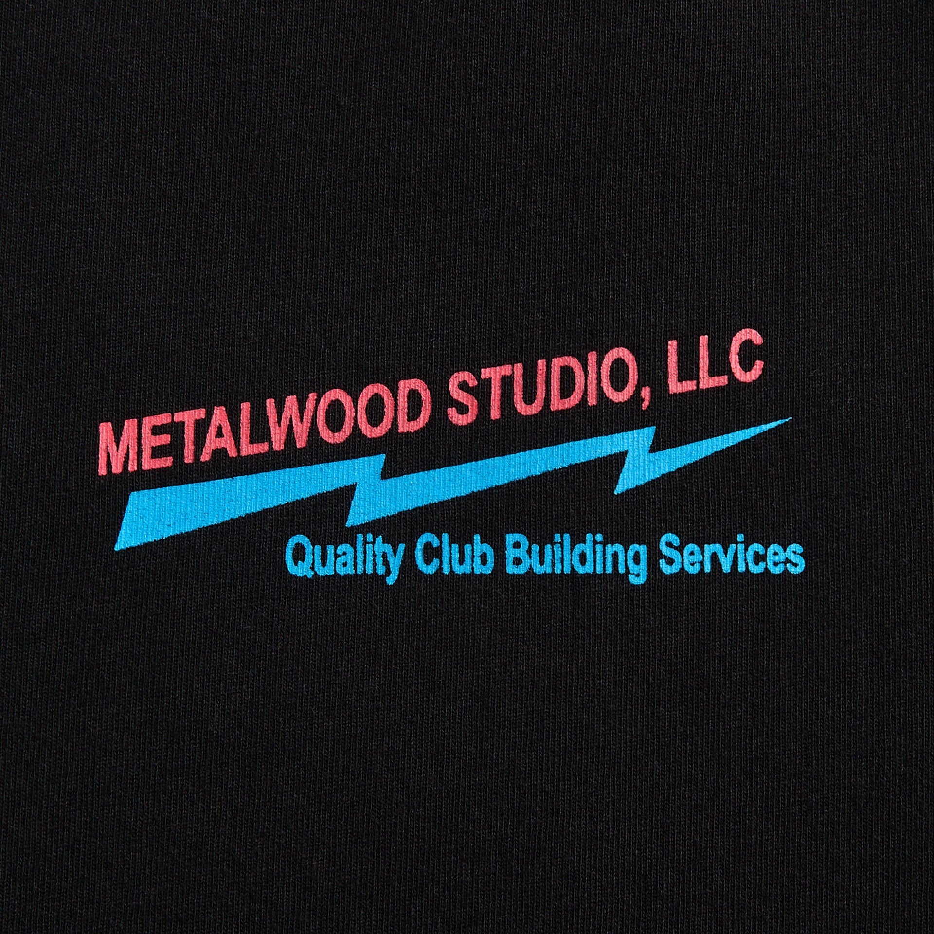 Metalwood Club Building Tee - Black