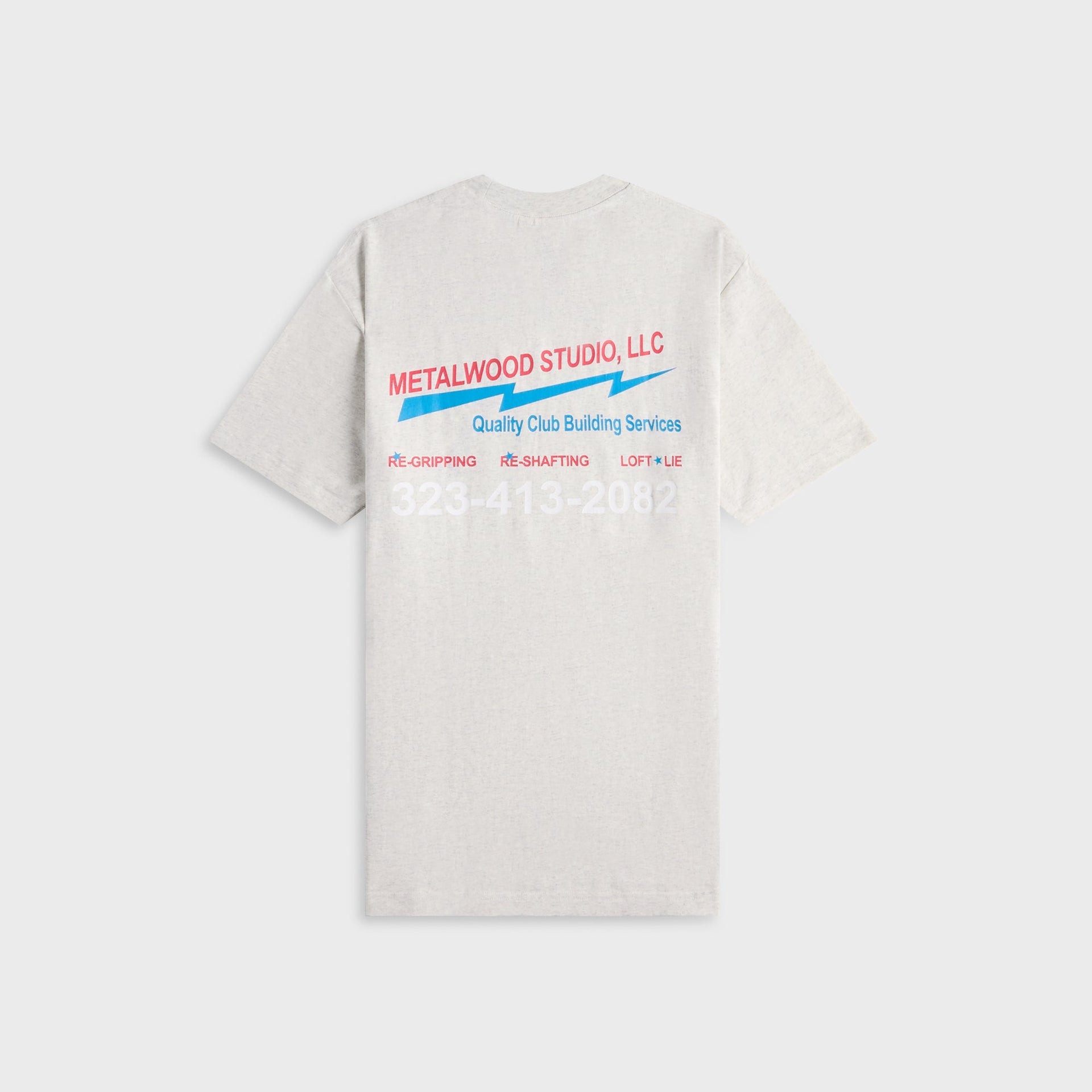 Metalwood Club Building Tee - Heather Grey