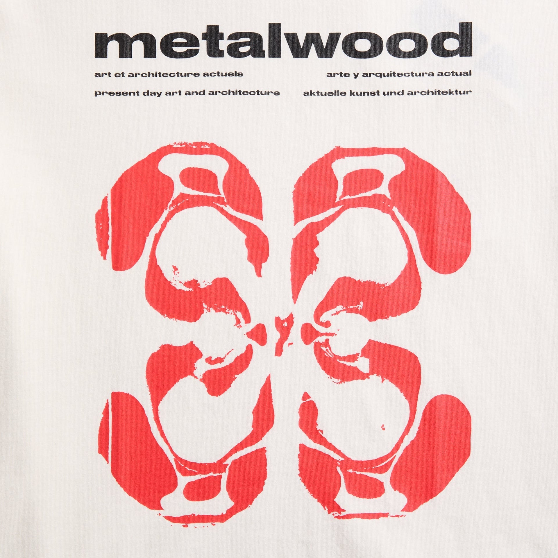 Metalwood Rorschach Tee - White