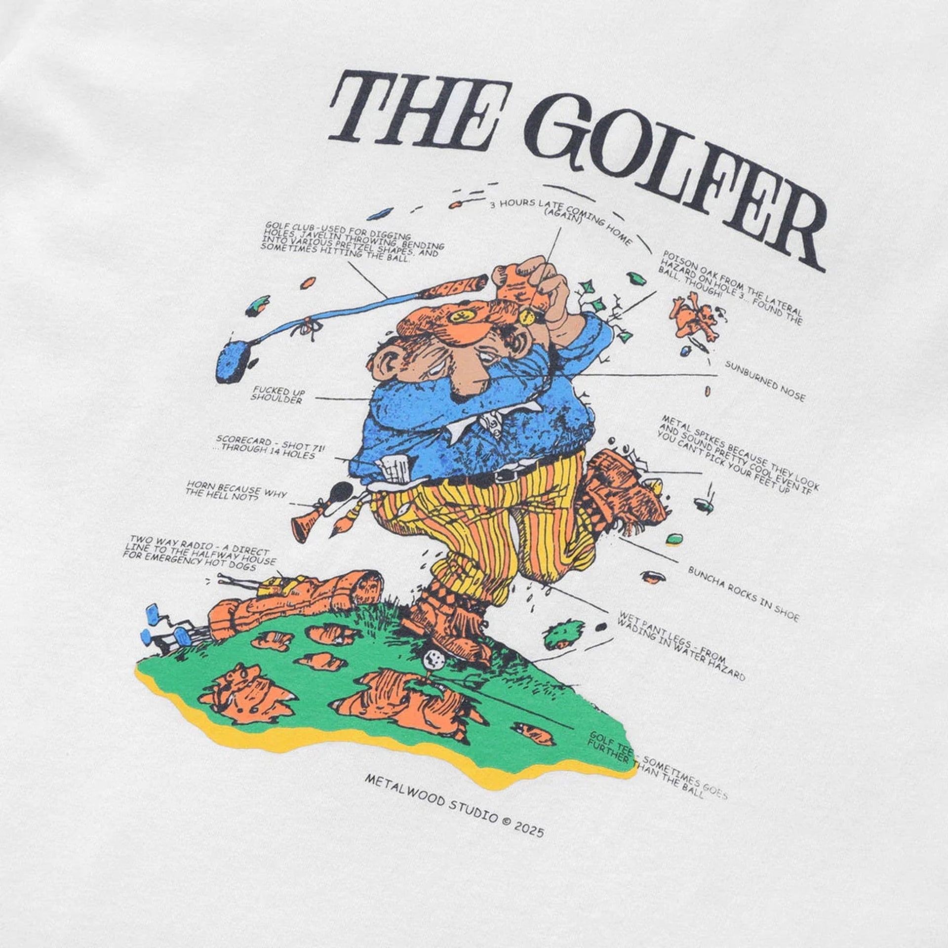 Metalwood Excuses Tee - White