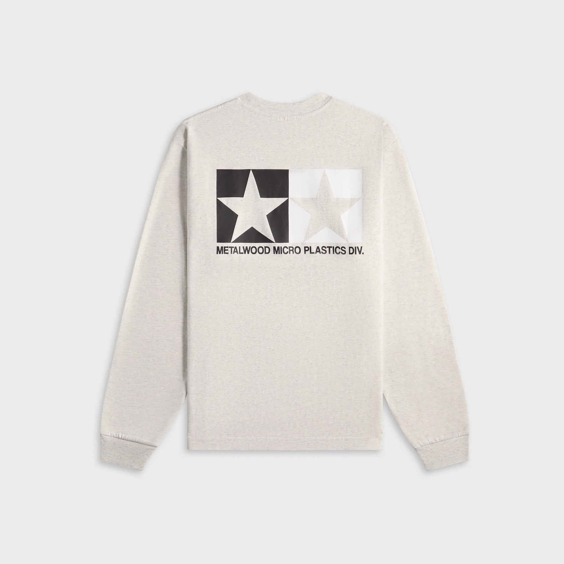 Metalwood Microplastics Long Sleeve Tee - Heather Grey