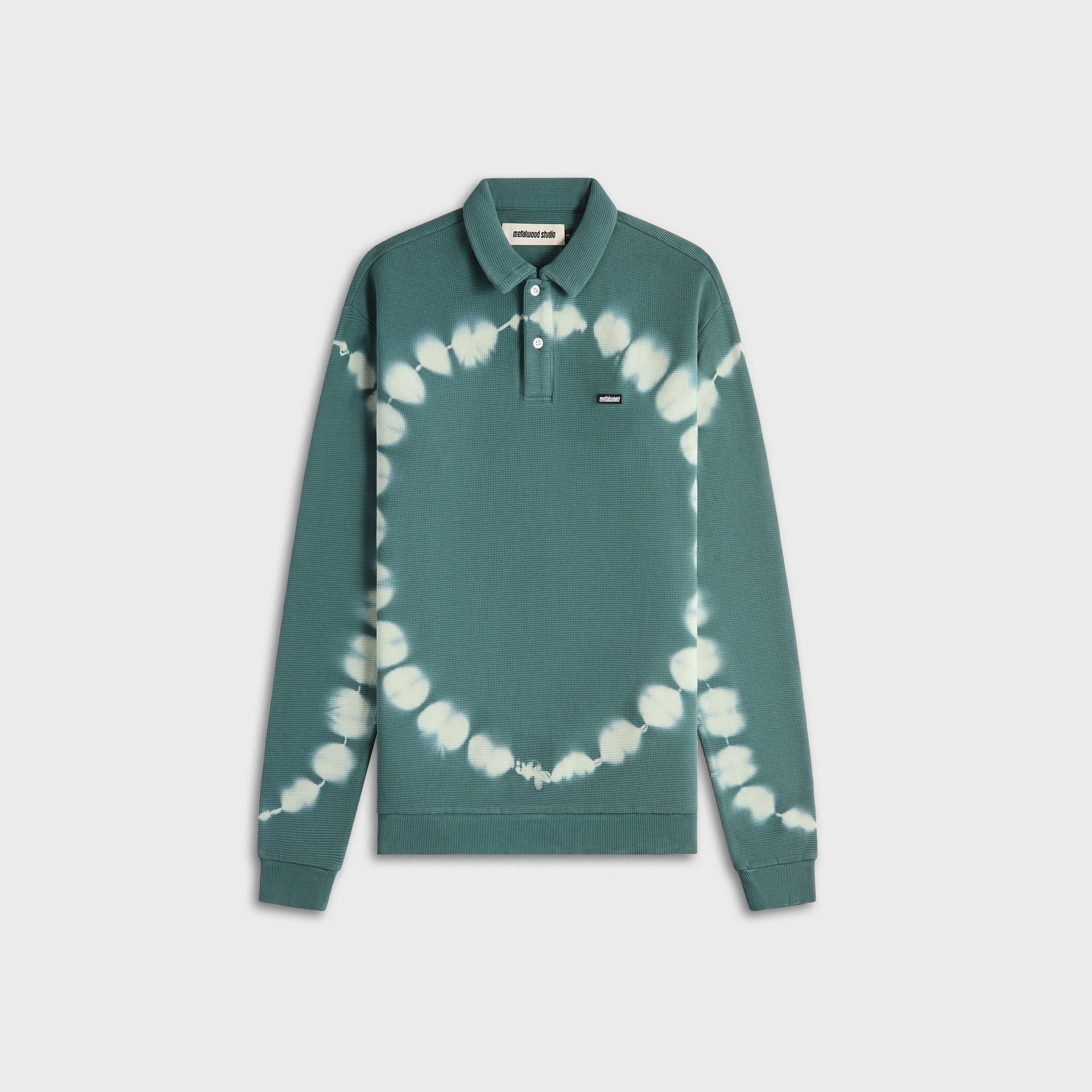 Metalwood Mini Metal Logo Thermal Polo - Marine