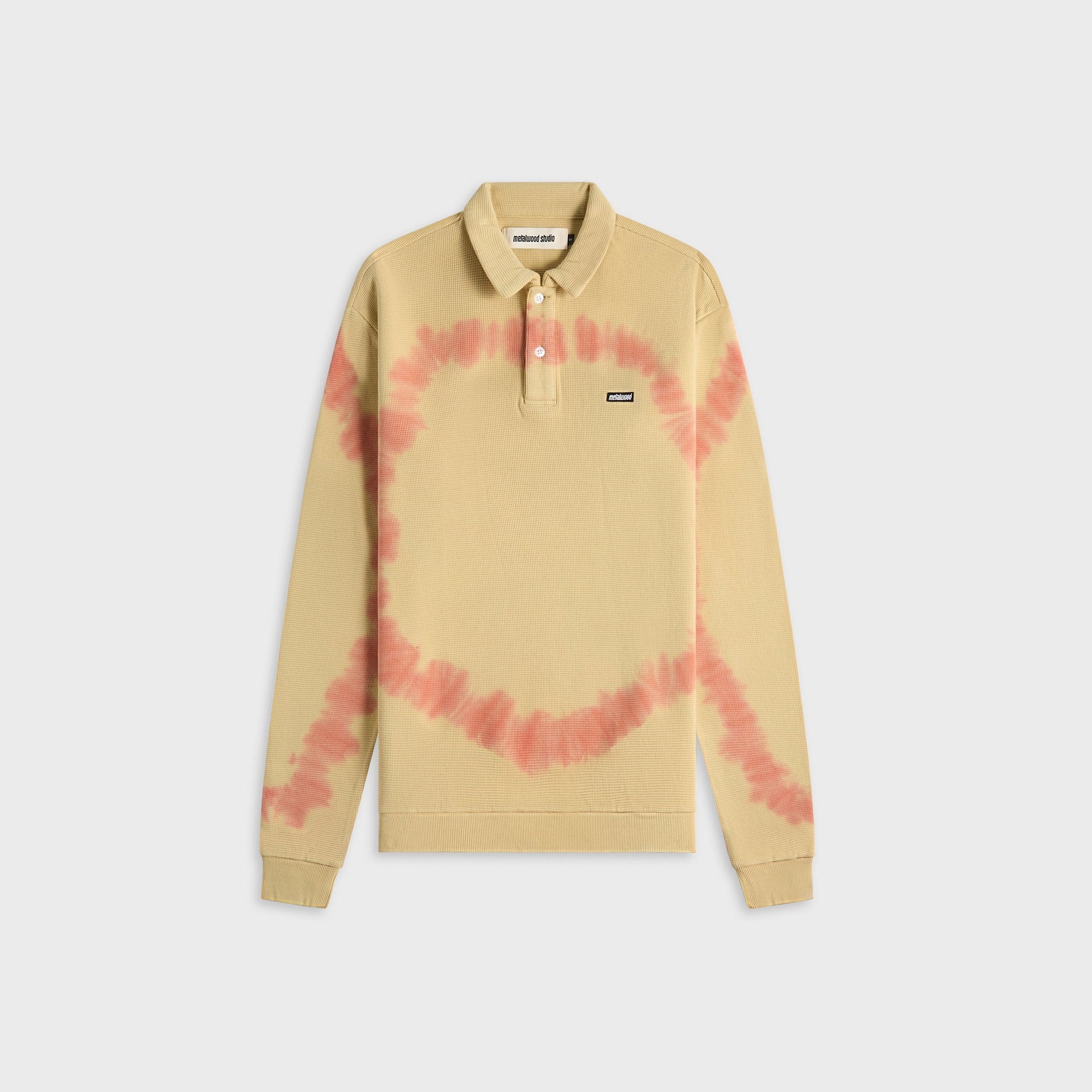 Metalwood Mini Metal Logo Thermal Polo - Slime