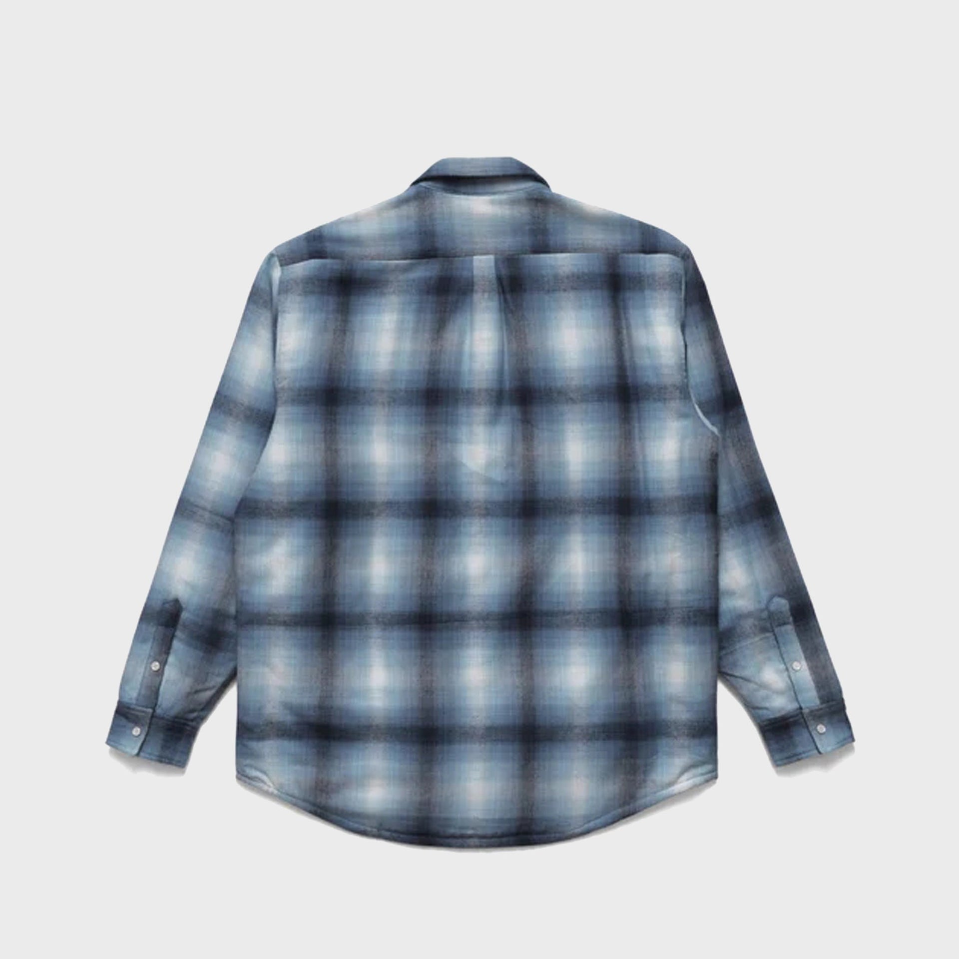 Metalwood Poly Filled Shirt - Blue Plaid