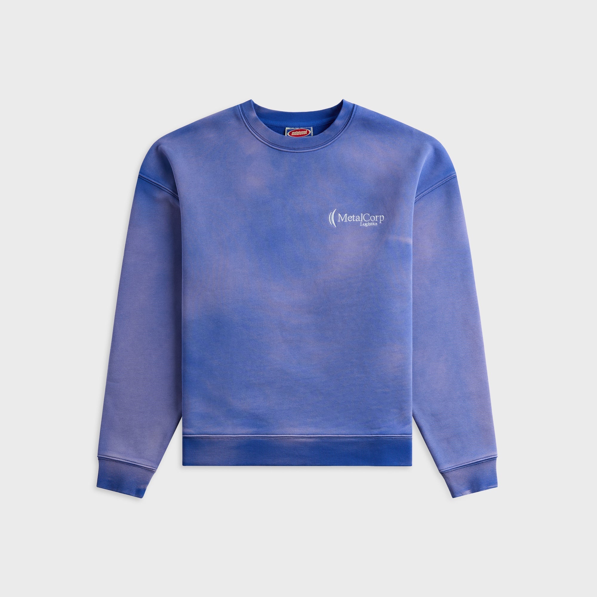 Metalwood MetalCorp Crewneck Sweatshirt - Azure – Kith