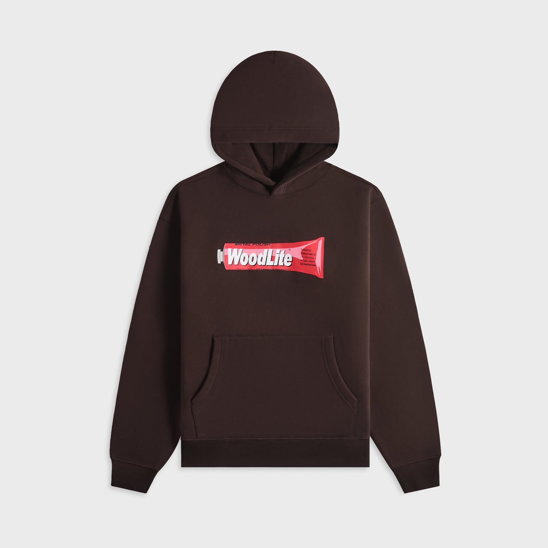 Metalwood Woodlite Hooded Sweatshirt - Brown