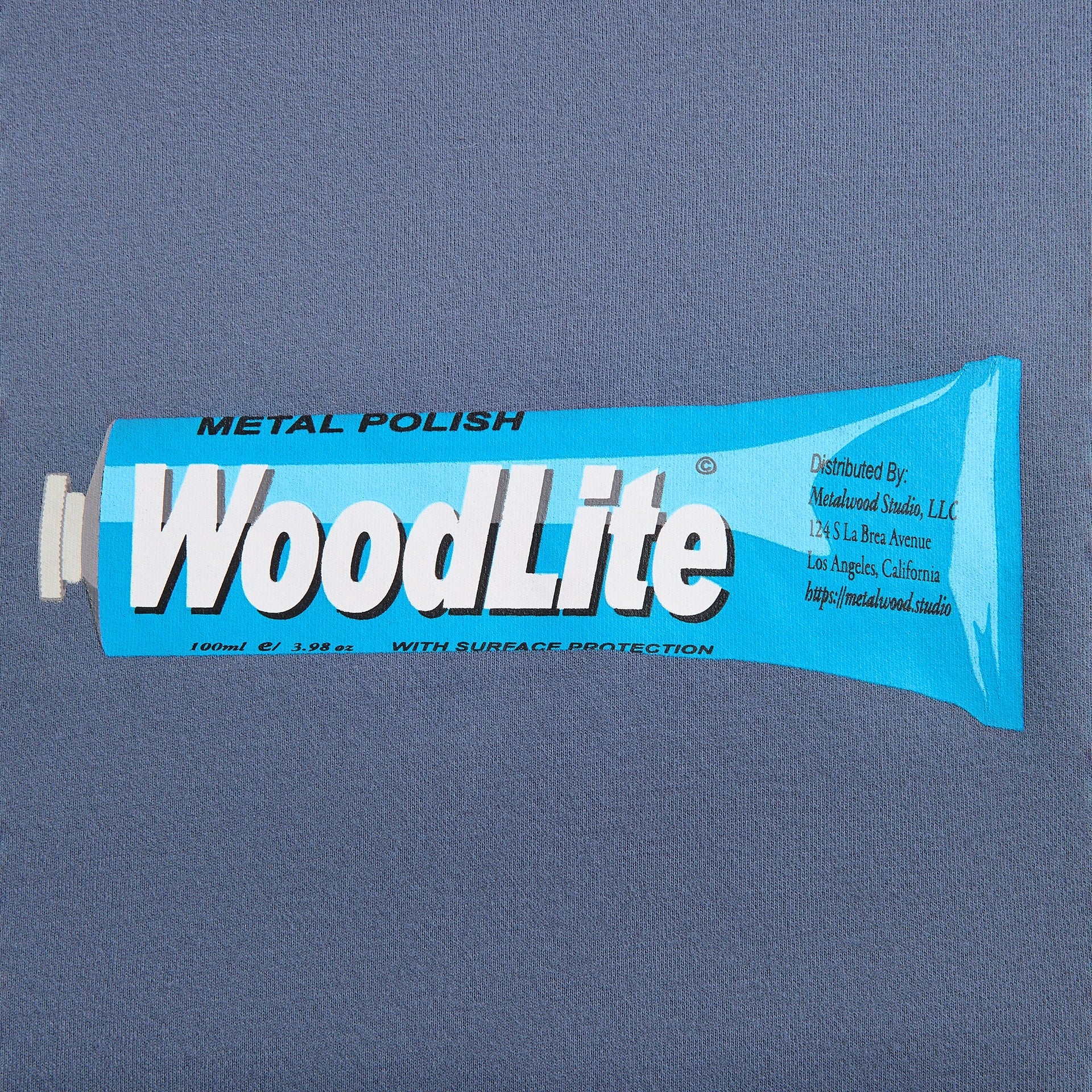 Metalwood Woodlite Hooded Sweatshirt - Steel