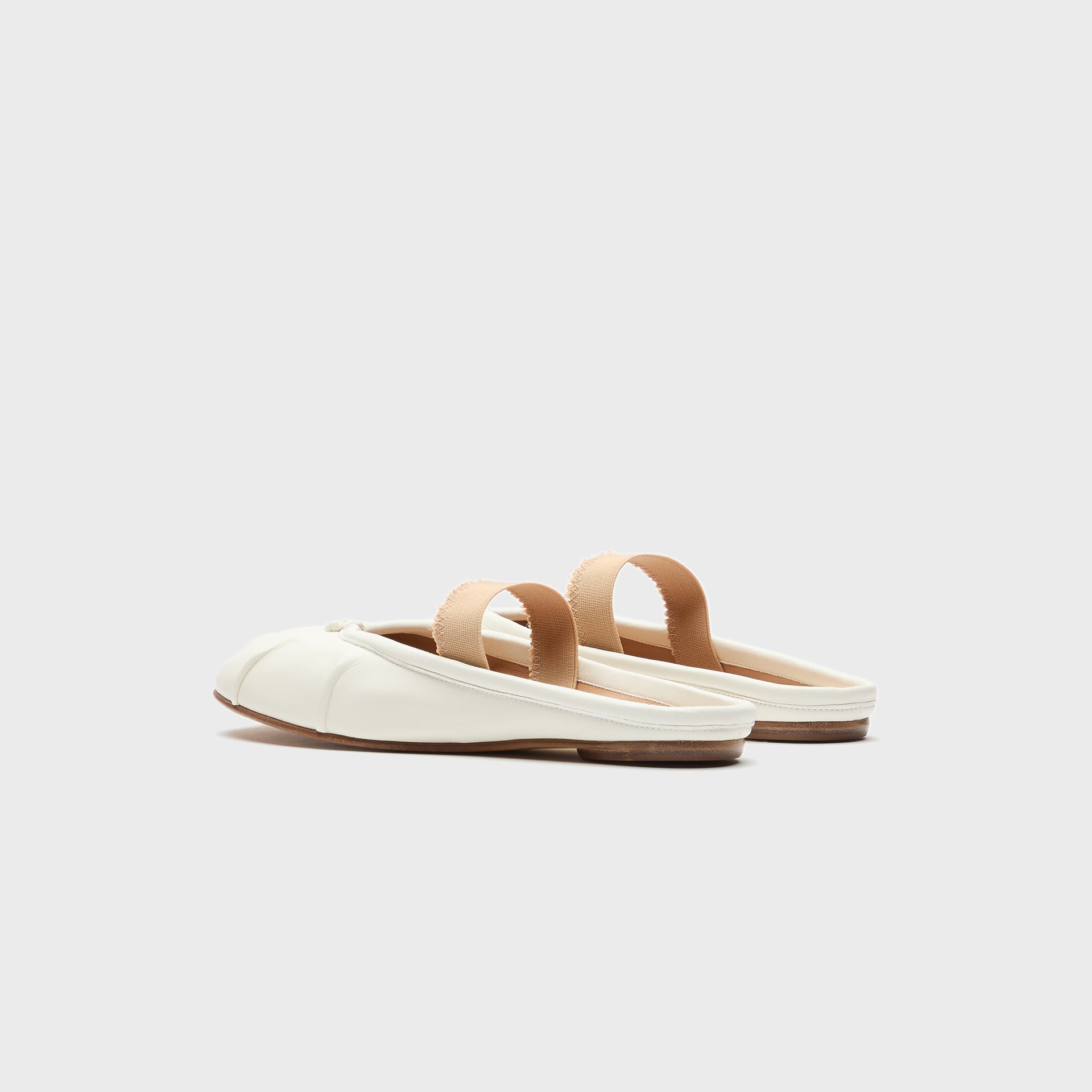 Maison Margiela Tabi Ballerina Mule Elastic Band - White