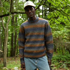 Kith Space Dye Meyer Knit Crewneck - Nocturnal