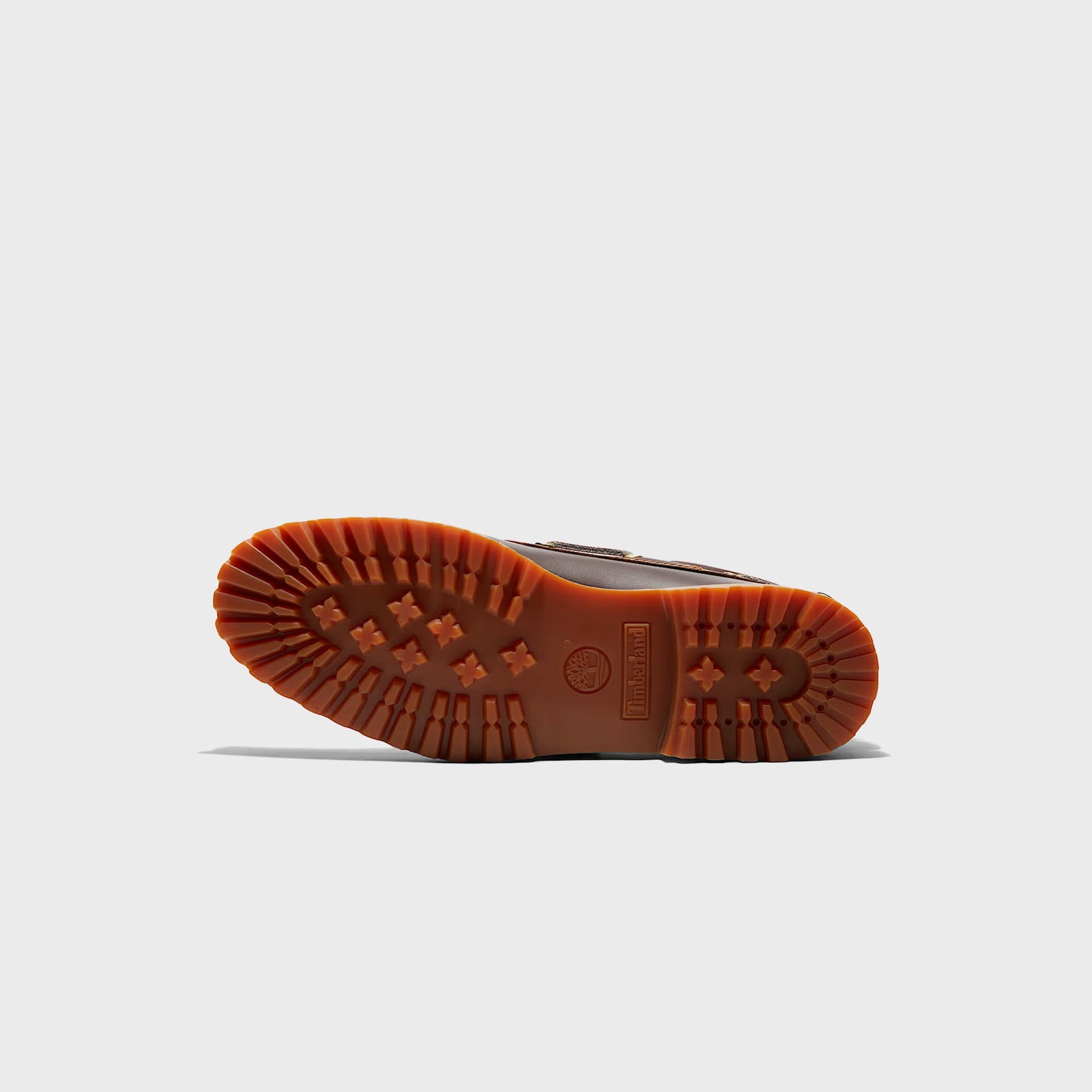 Timberland Authentic Three-Eye Lug Handsewn Boat Shoe - Brown Full Grain