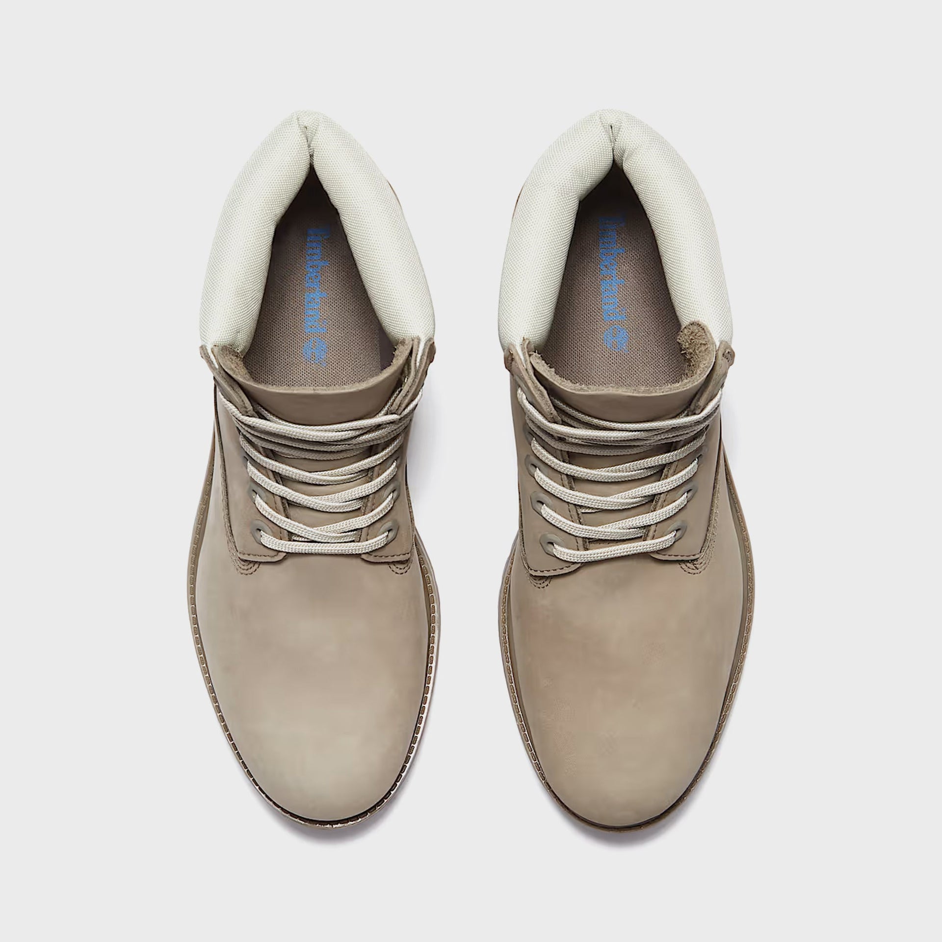 Timberland Premium 6-Inch Waterproof Boot - Grey Nubuck / Light Green