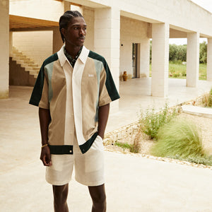 Kith Thompson Camp Collar Shirt - Sandrift