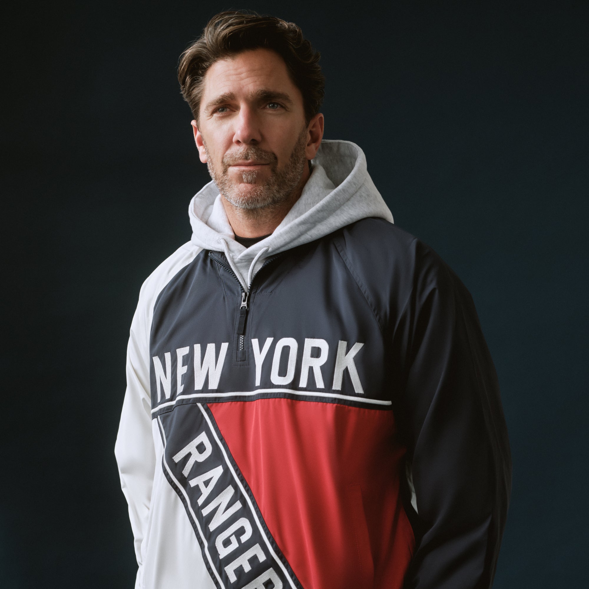 Kith for the New York Knicks Classic Satin Bomber Jacket - Nocturnal