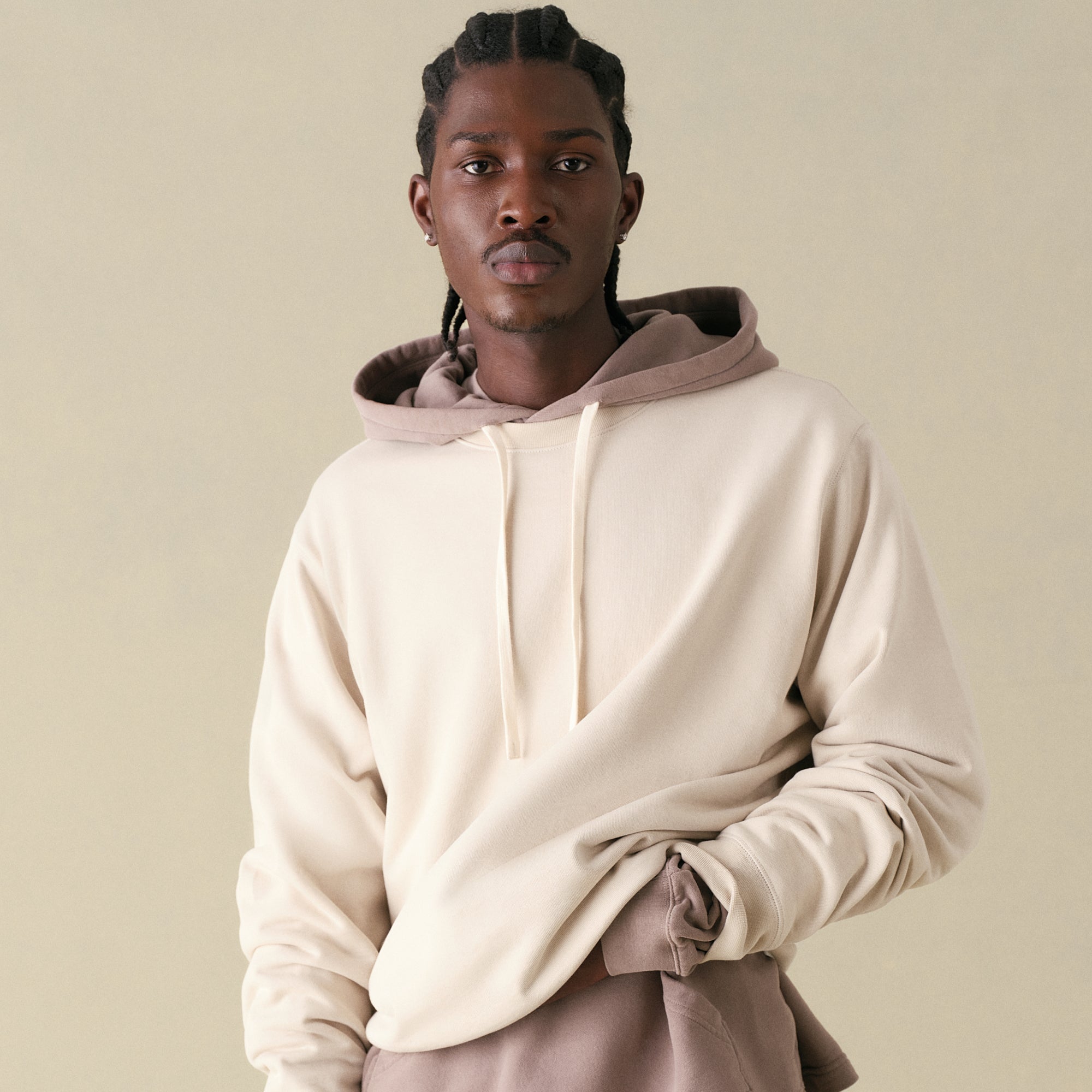 Kith Shearling Patchwork Becker Coat - Mesa