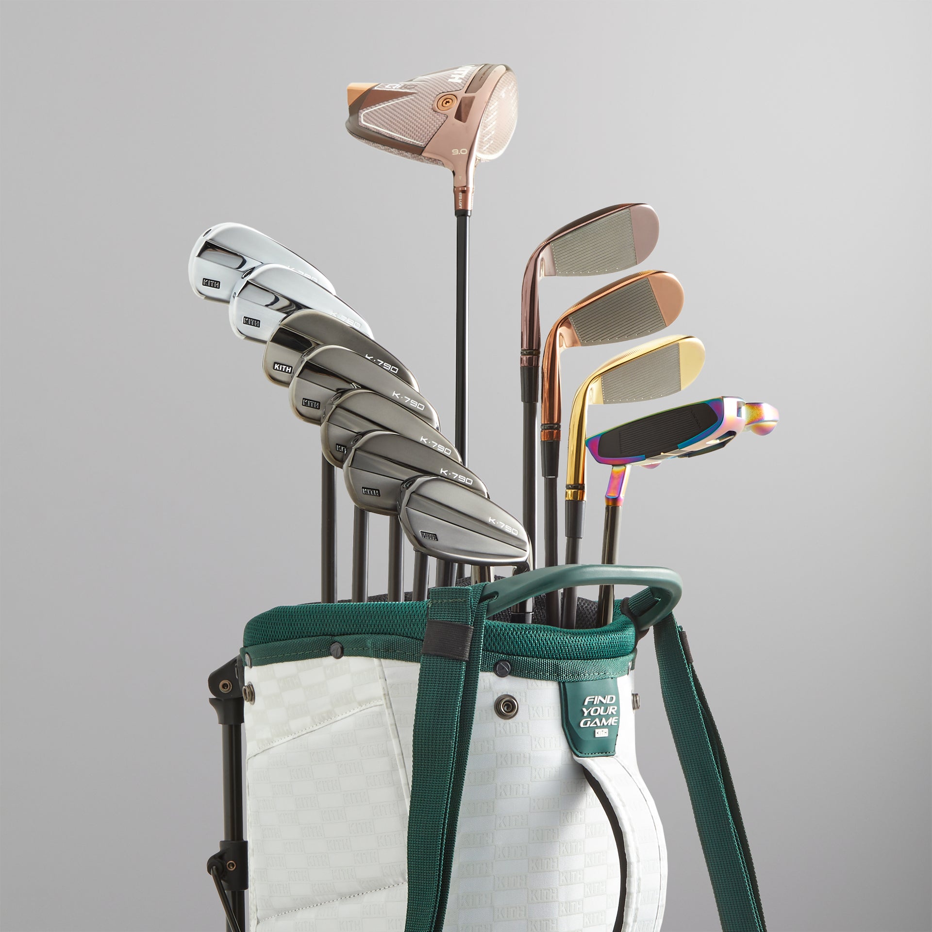 Kith for TaylorMade Flextech Stand Bag | MADE-TO-ORDER - White