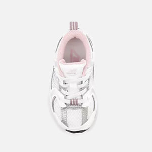 New Balance TD 530 - White / Mid Century Pink