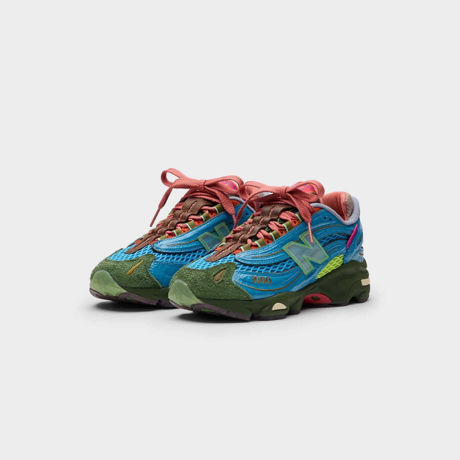 New Balance x Salehe Bembury M1000 - Orange / Blue / Olive Green