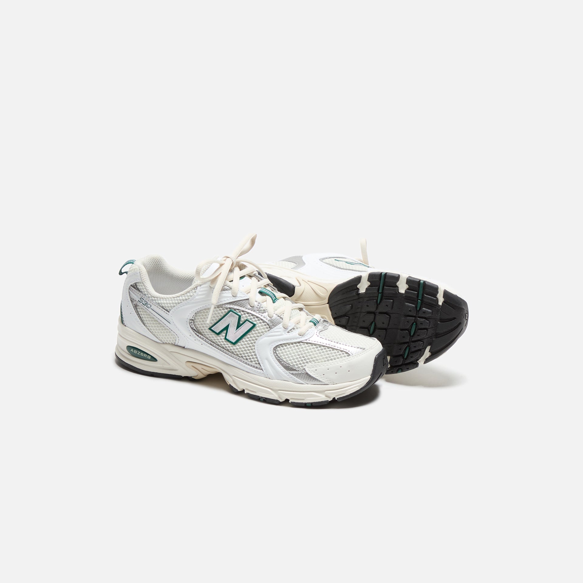 New Balance 530 - Sea Salt / White / Marsh Green