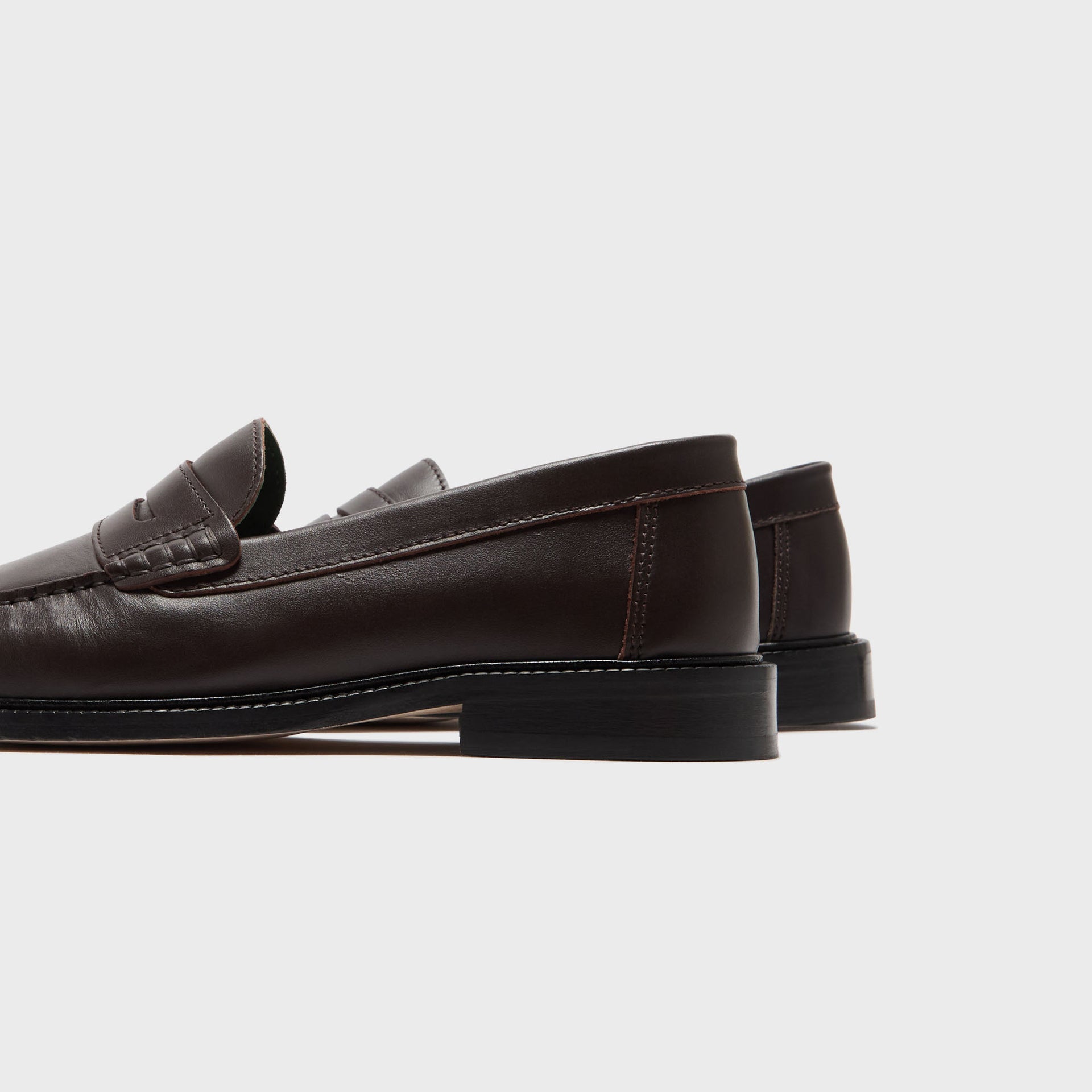 VINNY's Yardee Moccasin Loafer - Brown Nappa Leather