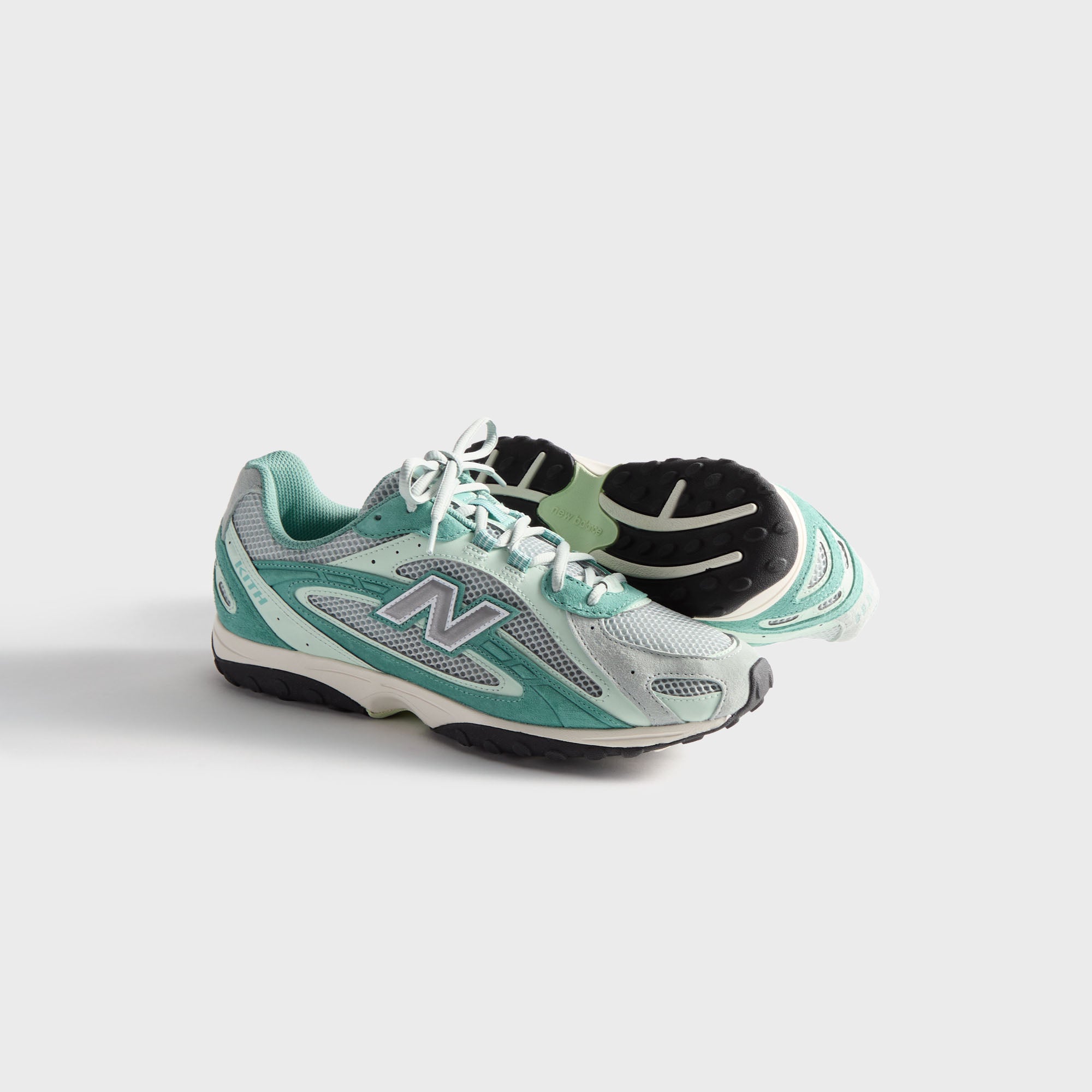 Kith x New Balance 204L グリーングレー 8.5 New Balance 204L Kith Green Silver Men's - U204LKTA - US