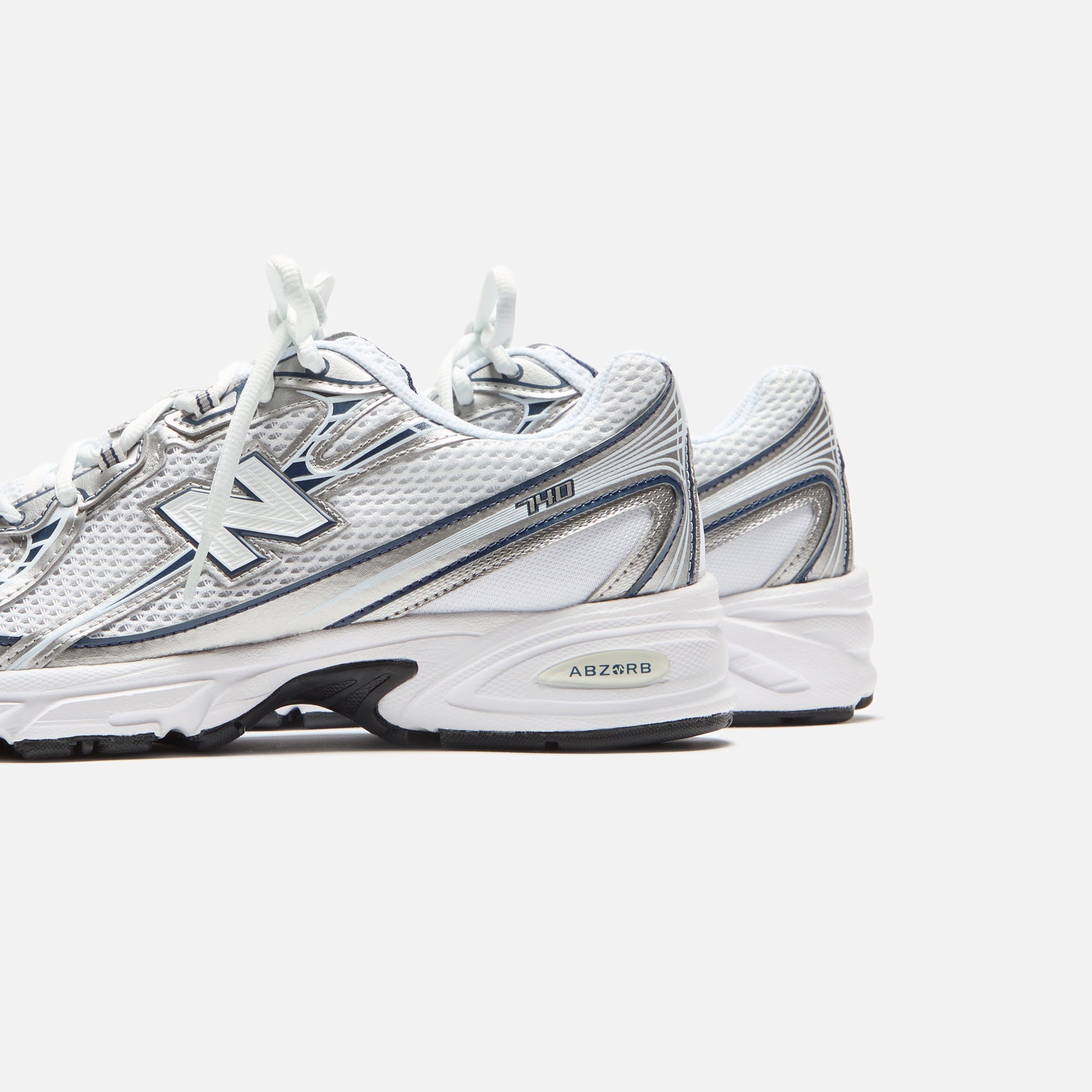 New Balance 740v2 - White / Shadow Grey / Navy – Kith