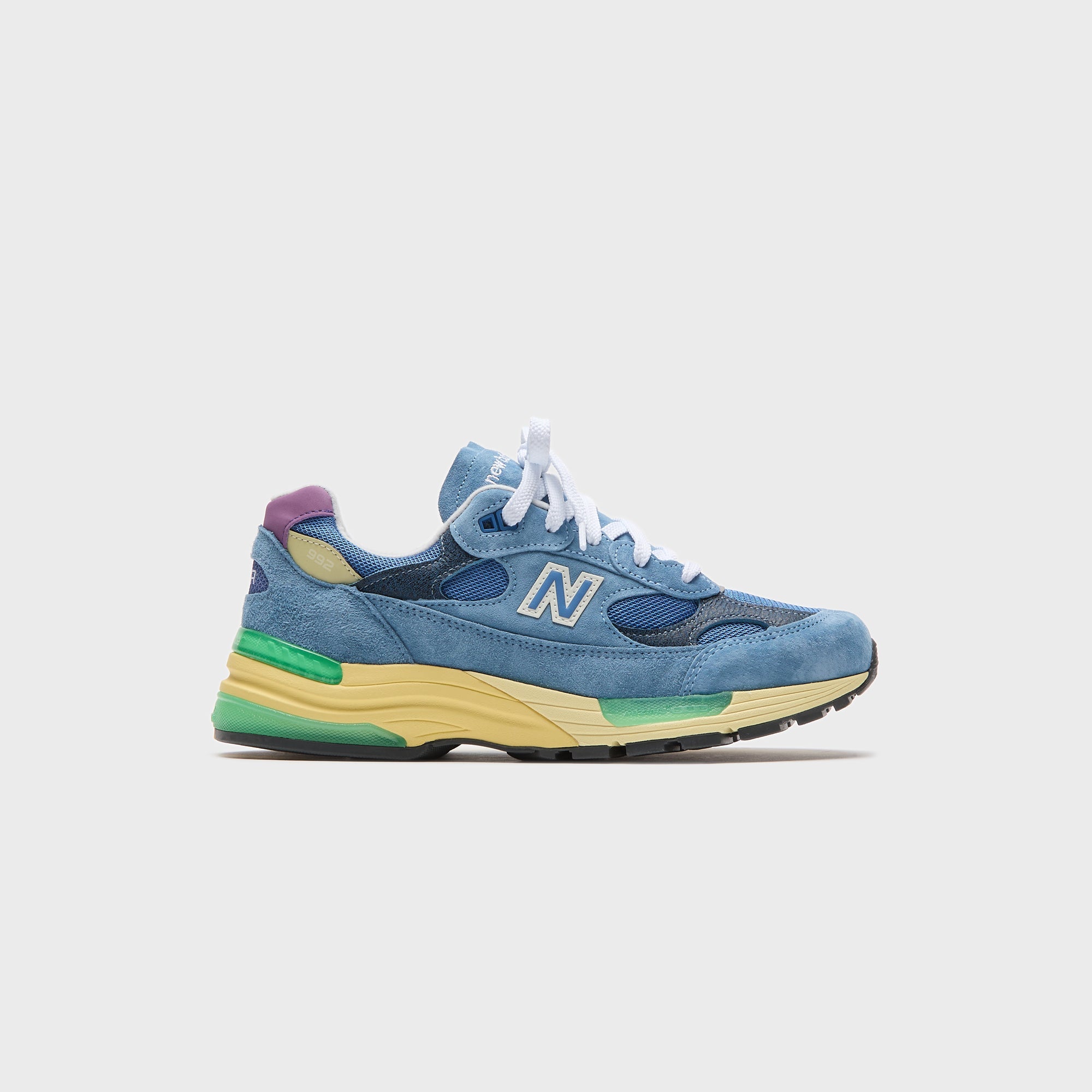 New Balance Made In USA 992 - Sea Stone / Green Apple / Maize – Kith