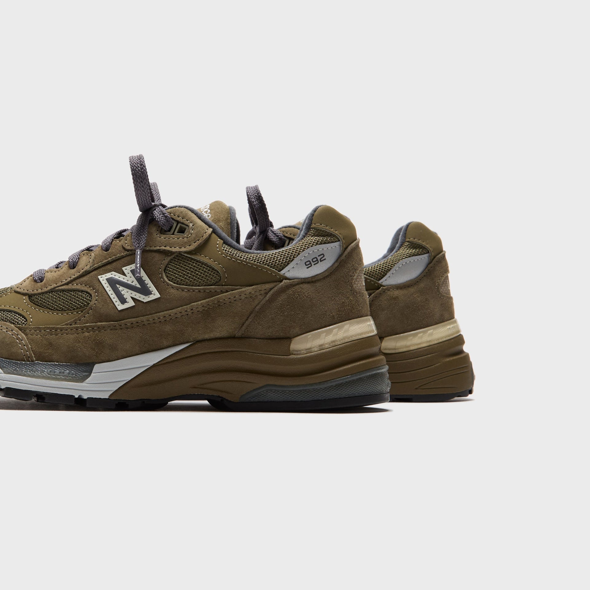 New Balance Made in USA 992 Dark Camo Covert Green – Kith
