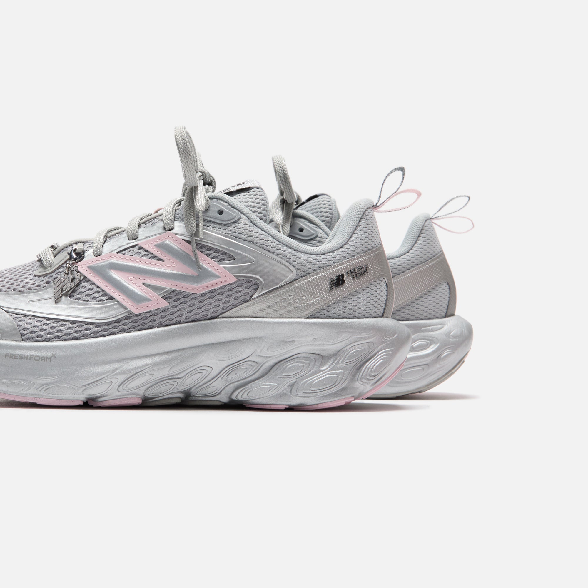 New Balance x GANNI Fresh Foam Trainer - Grey / Pink – Kith