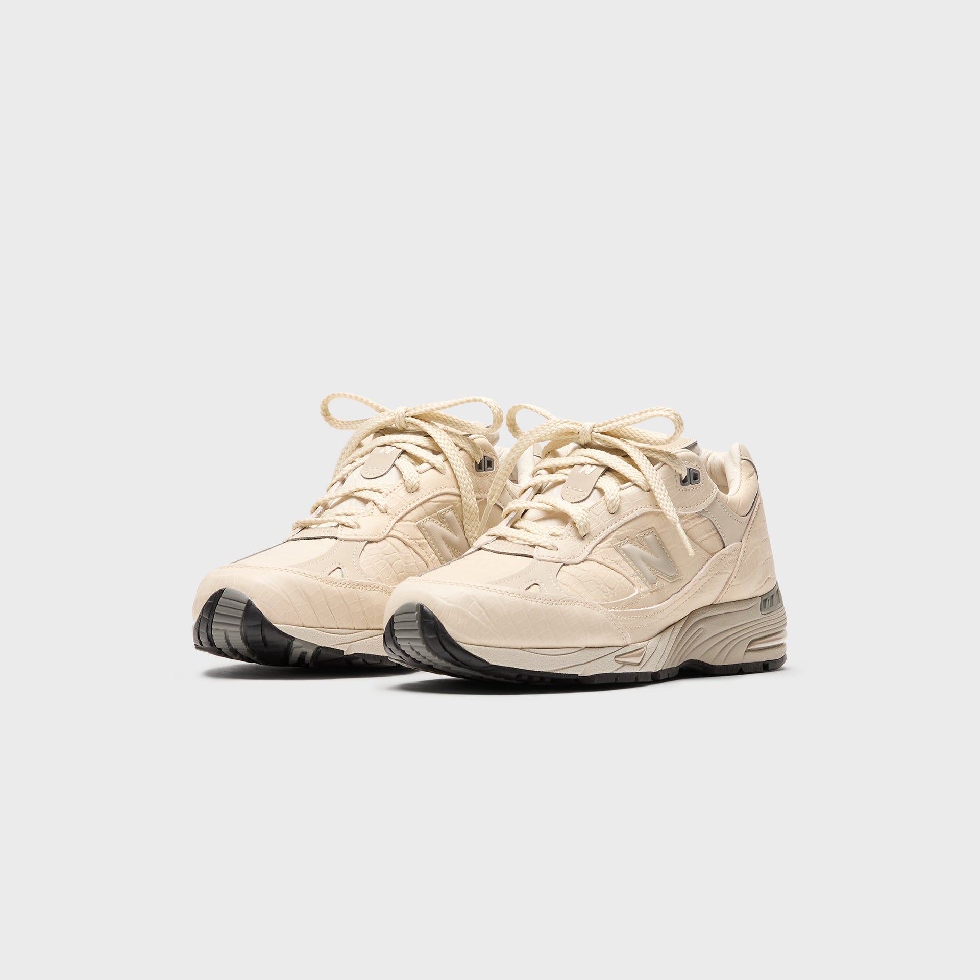 New Balance WMNS Made in UK 991v1 - Oyster Gray / Pistachio Shell / French Oak