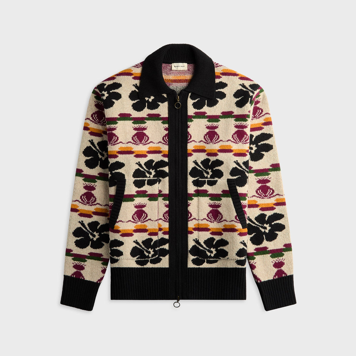 Nicholas Daley Hibiscus Cardigan - Rice White