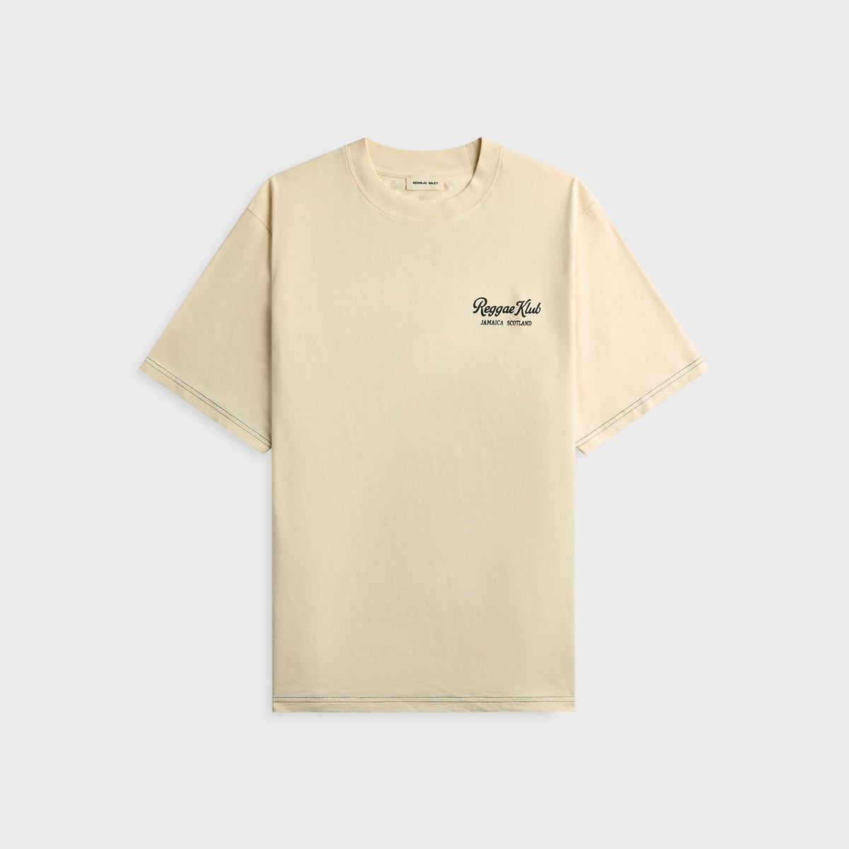 Nicholas Daley Lion Tee - Rice White
