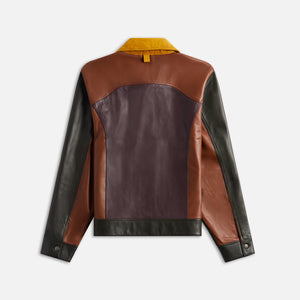 Nicholas Daley Rebel sweatshirt Jacket - Tan / Brown / Mustard