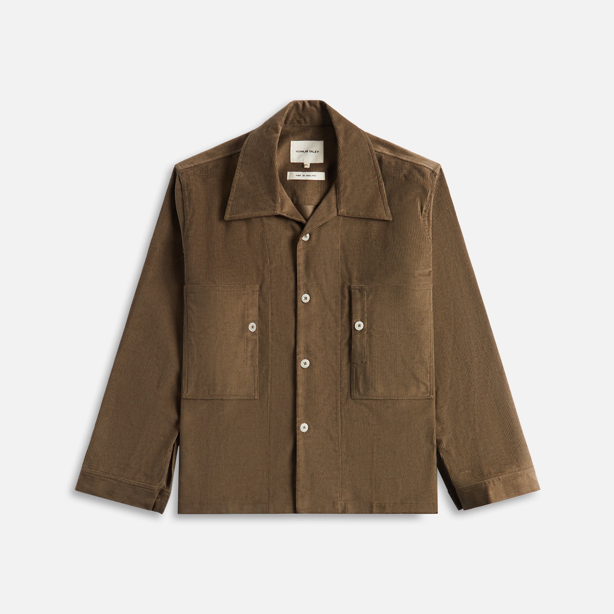 Nicholas Daley Classic Two Pocket Shirt - Olive – Kith