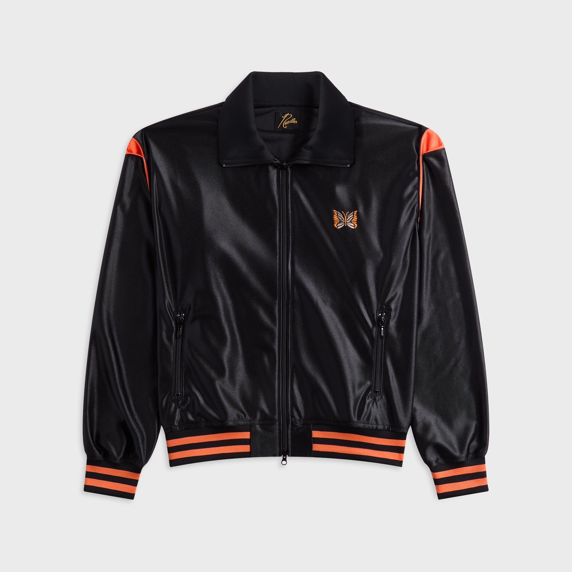Needles Tricot Sateen Track Jacket - Black – Kith