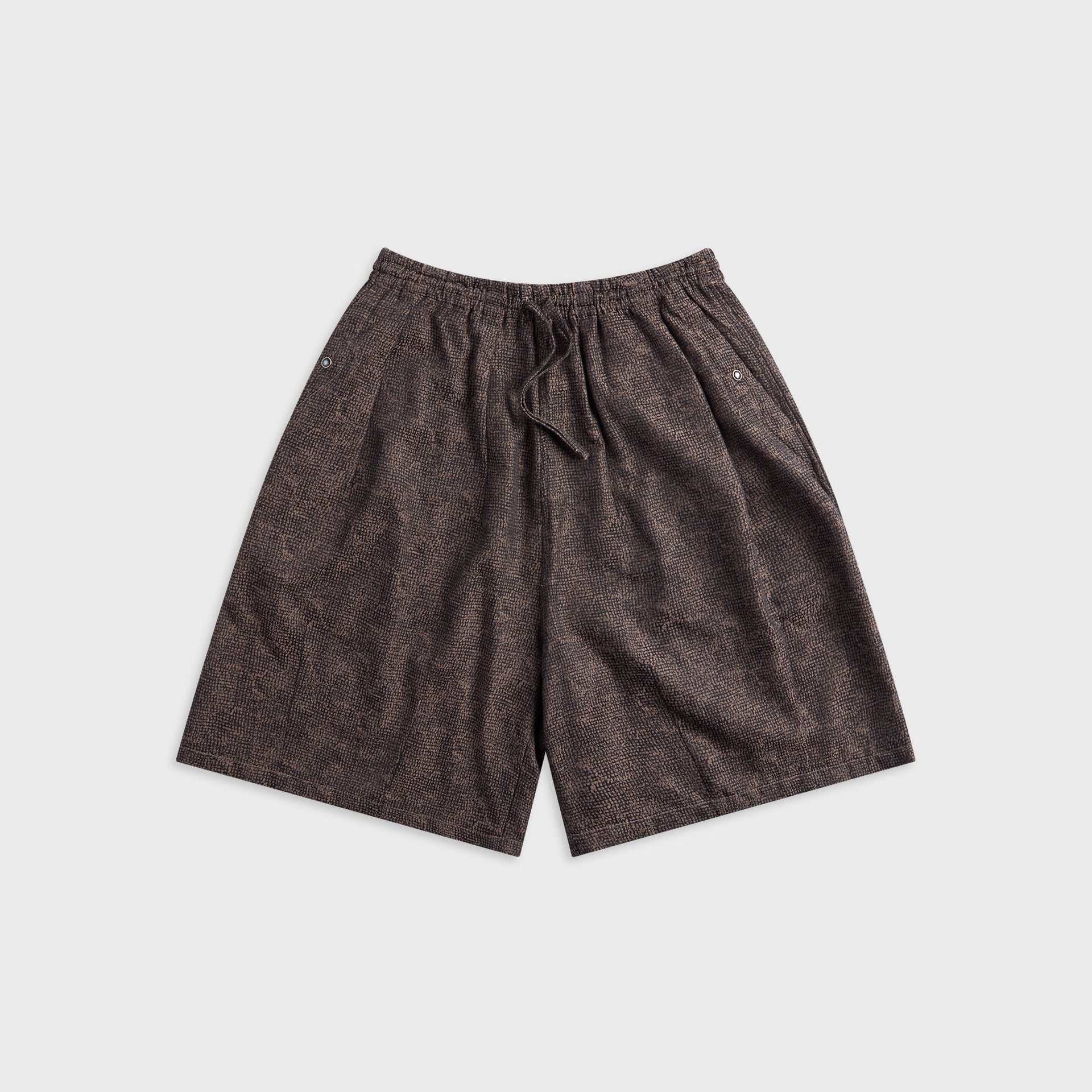 Needles Micro Shadow Plaid String Cowboy H.D. Short - Brown