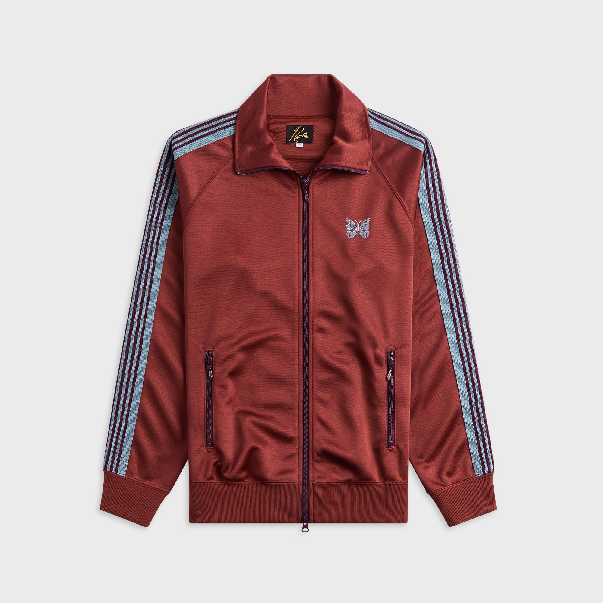 Needles Poly Smooth Track Jacket - Rust – Kith