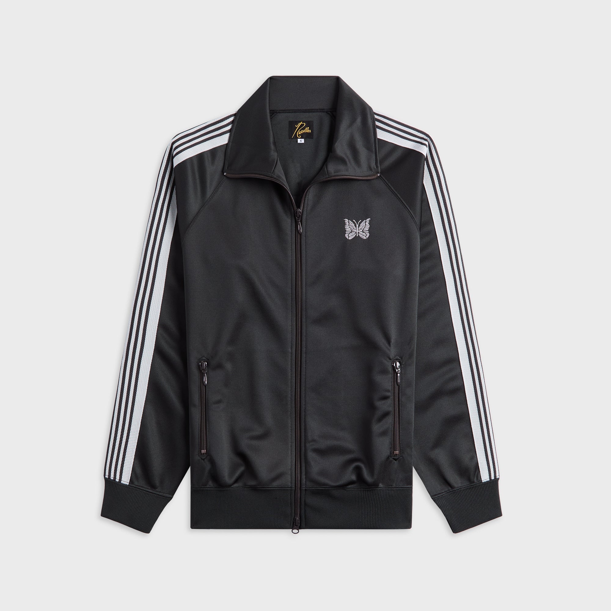 Needles Poly Smooth Track Jacket - Charcoal – Kith