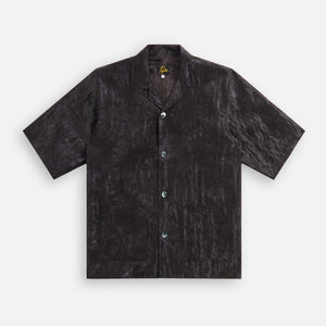 Needles Cabana Shirt brunello - R/N Bright Cloth / Uneven Dye Charcoal