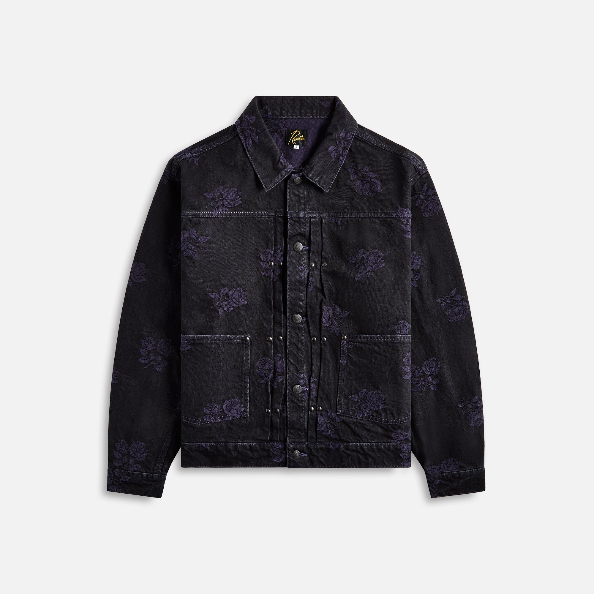 Needles M.W. Jean Jacket 13Oz Denim Rose Jq. - Black – Kith