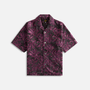 Needles Flower Cut Jacquard Cabana Shirt - Charcoal