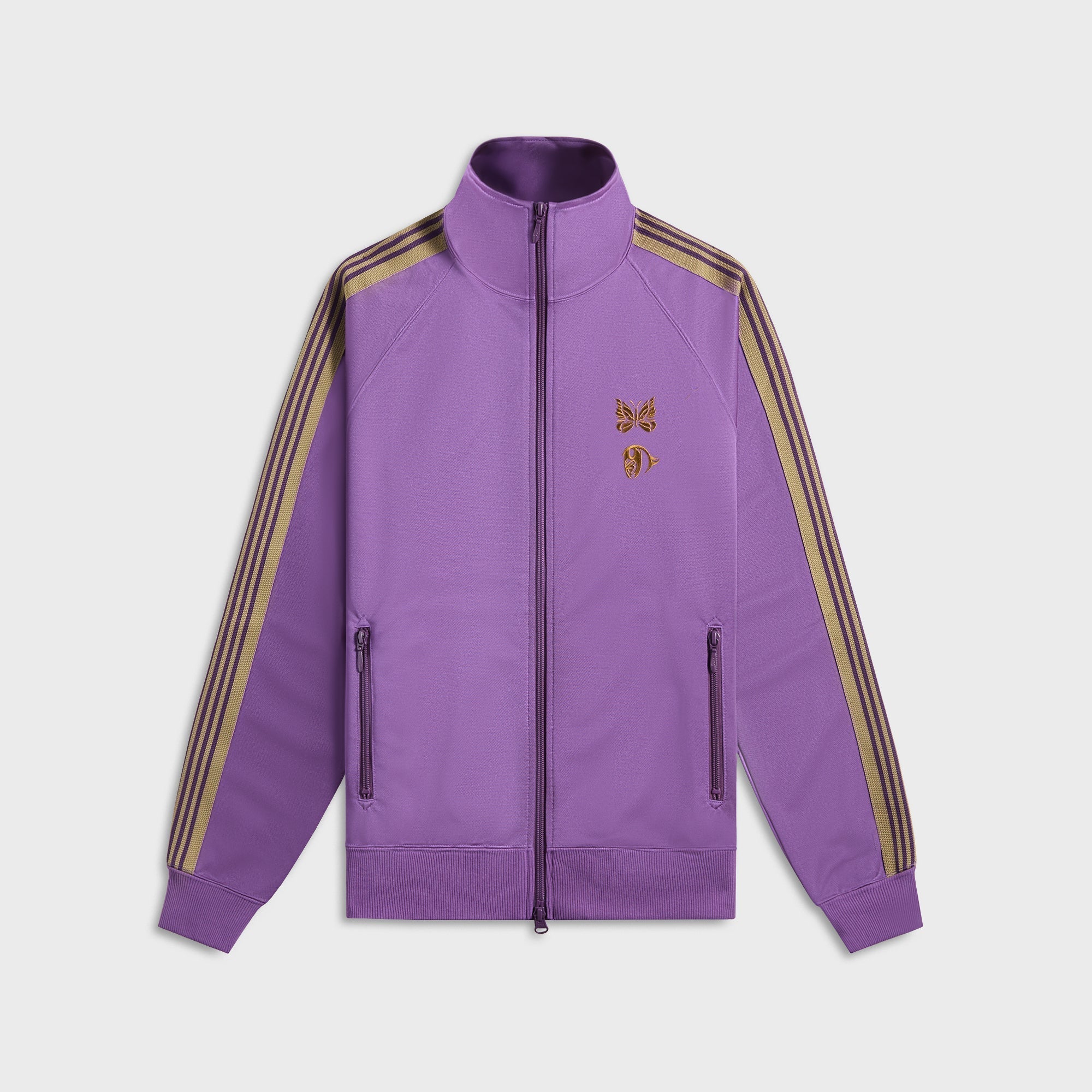 【値下げ中】Kith x Needles Track Jacket 深瀬着用 Needles x Kae Tanaka Poly Smooth Track Jacket - Purple – Kith