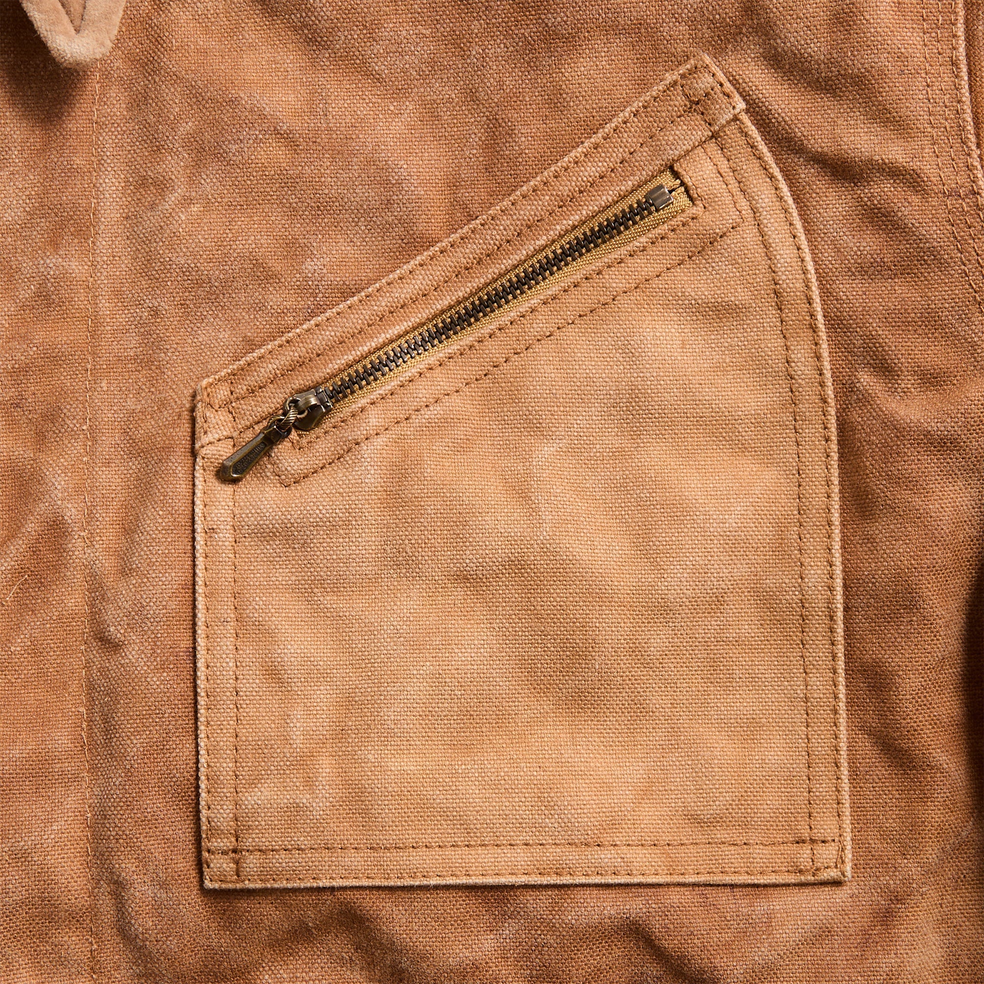 Needles Duck Canvas Kakishibu Dye Zipped Work Jacket - Brown – Kith