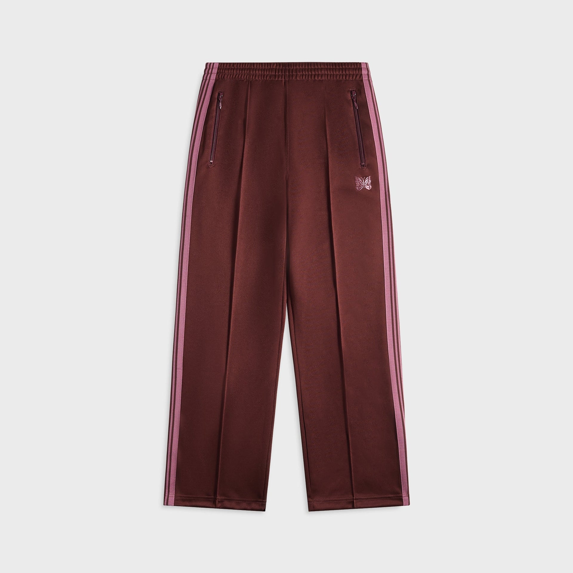 Needles Poly Smooth Track Pant - Brown